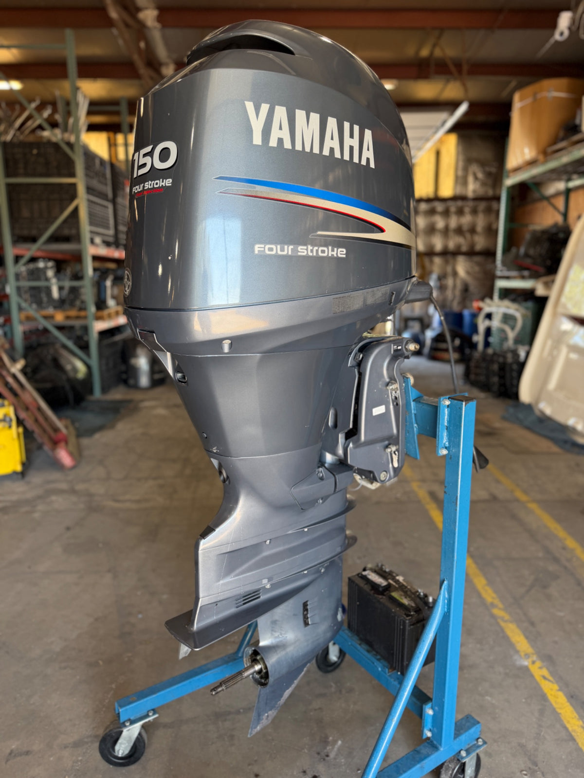 2012 Yamaha F150 150HP 4 Stroke Outboard Engine W/ XL 25" Shaft 214 Hours