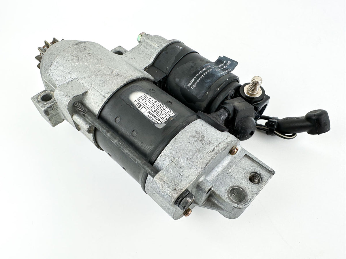 Yamaha 75 80 90 100 HP 4 Stroke Outboard Starter Motor 67F-81800-02-00 01-04