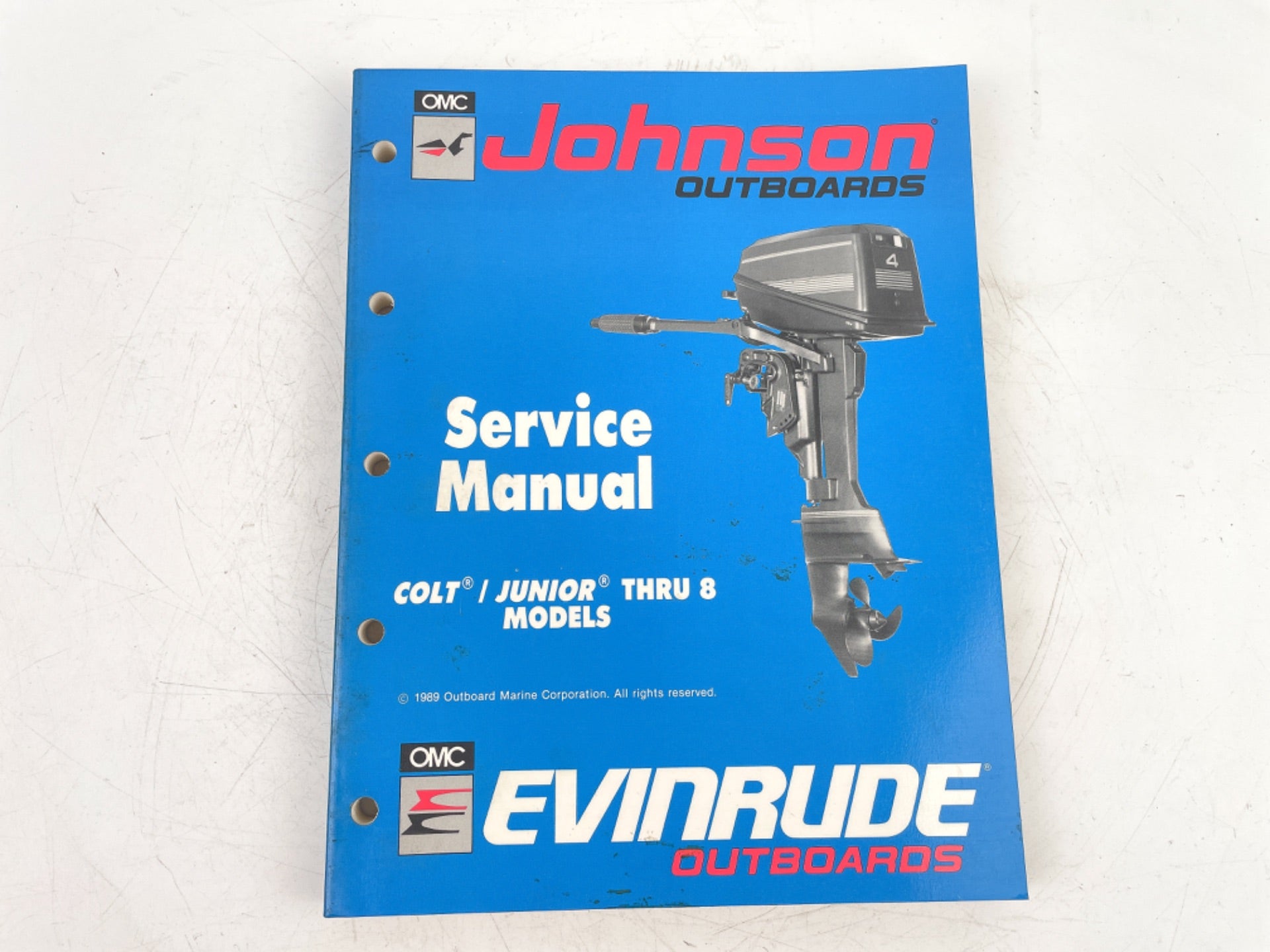 1990 OMC Johnson Evinrude Colt/Junior Thru 8 Models Service Manual 507870