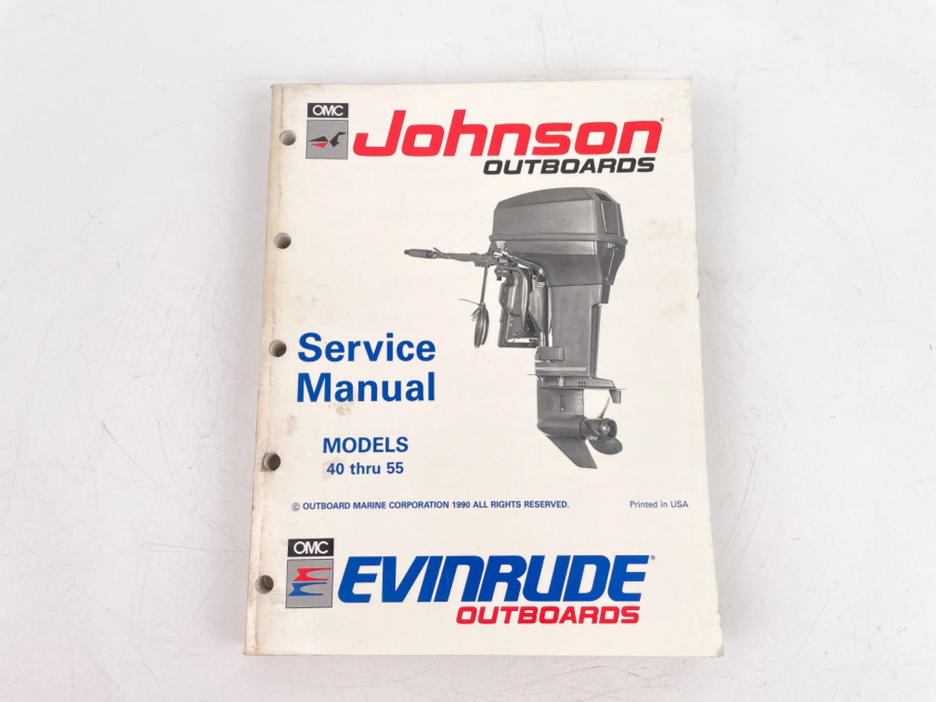 Johnson Evinrude Service Manual for El Models 40 THRU 55 507947