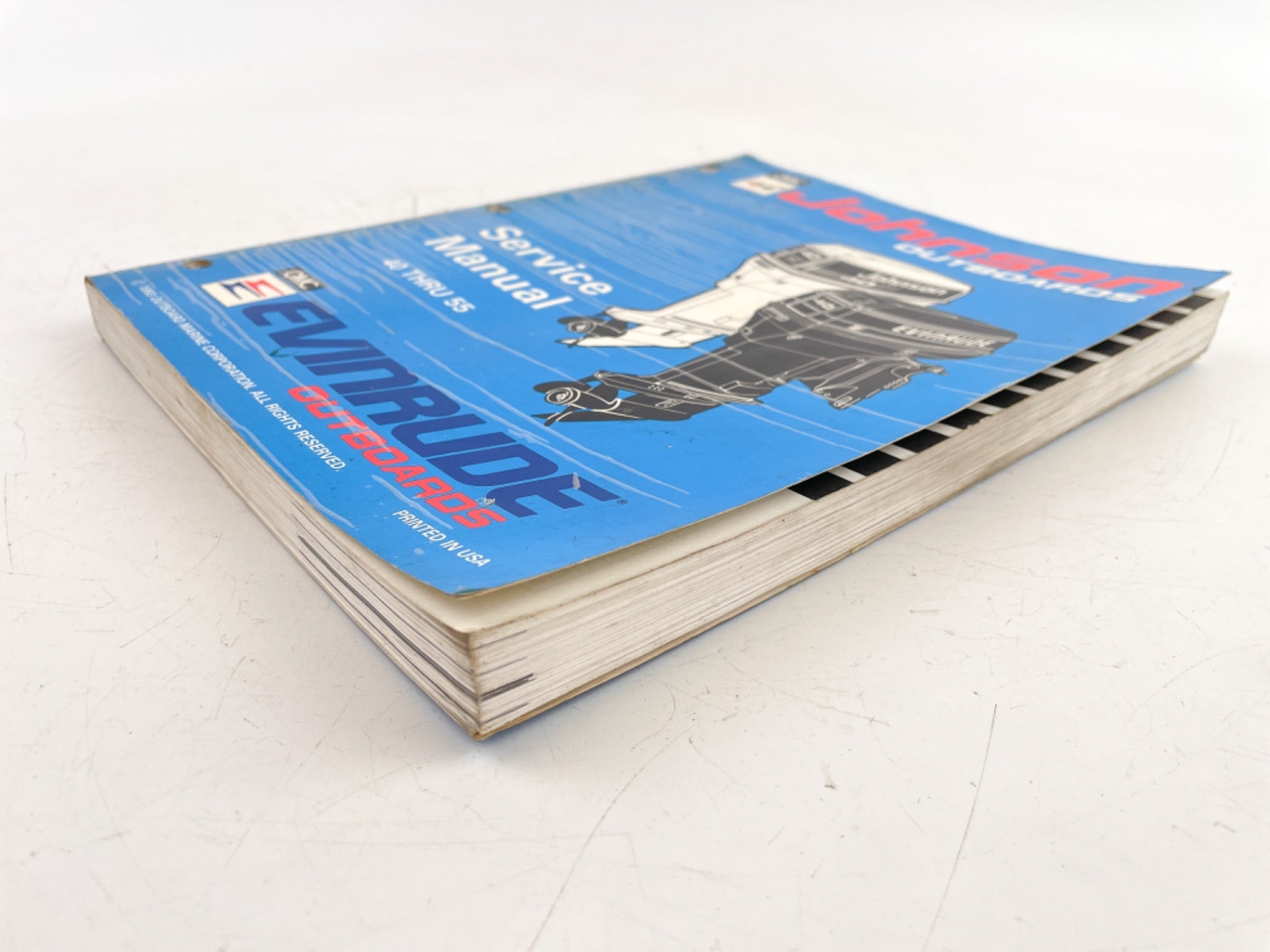 OEM 1993 JOHNSON/E OUTBOARD SERVICE MANUAL 40-55 MODELS 500608