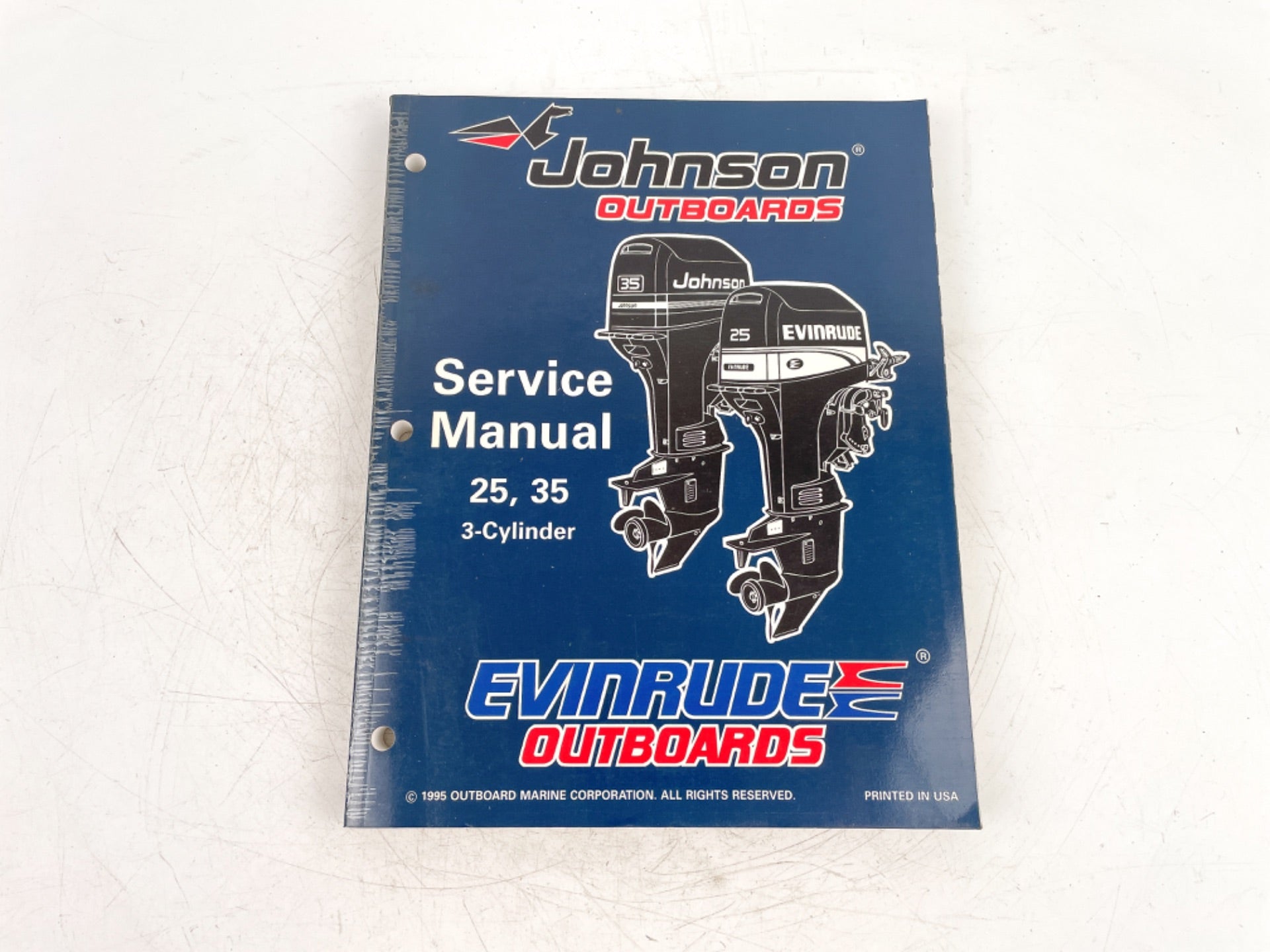 1995 Evinrude Johnson Outboard 25, 35 HP 3-Cylinder Service Shop Manual 507123