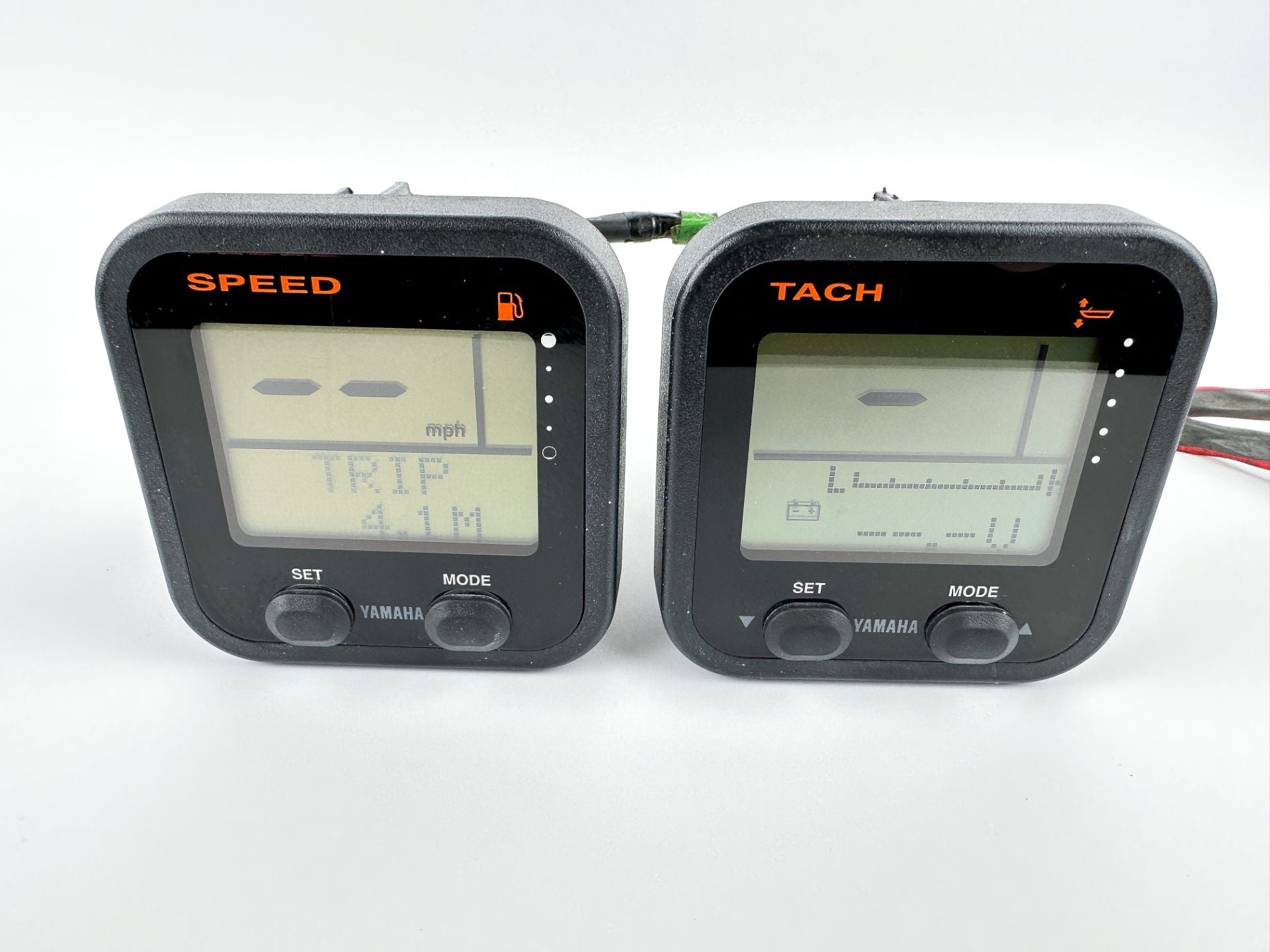 Yamaha Digital Command Link Gauge Set Tach Speed Fuel Square