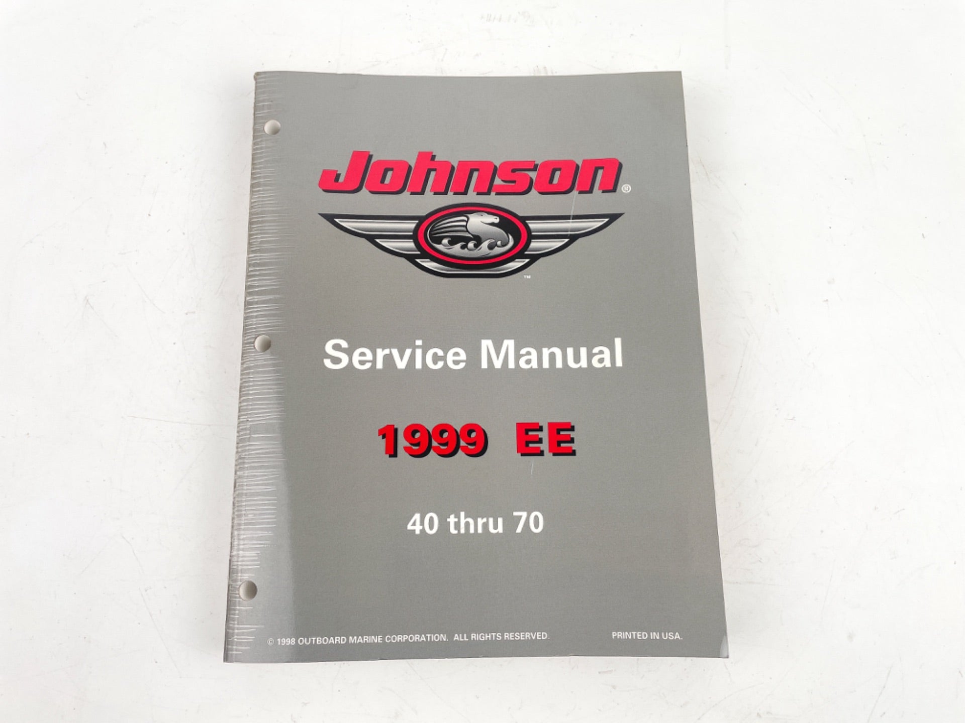 1999 EE Johnson Outboard Marine 40 thru 70 HP Models Service Manual 787030