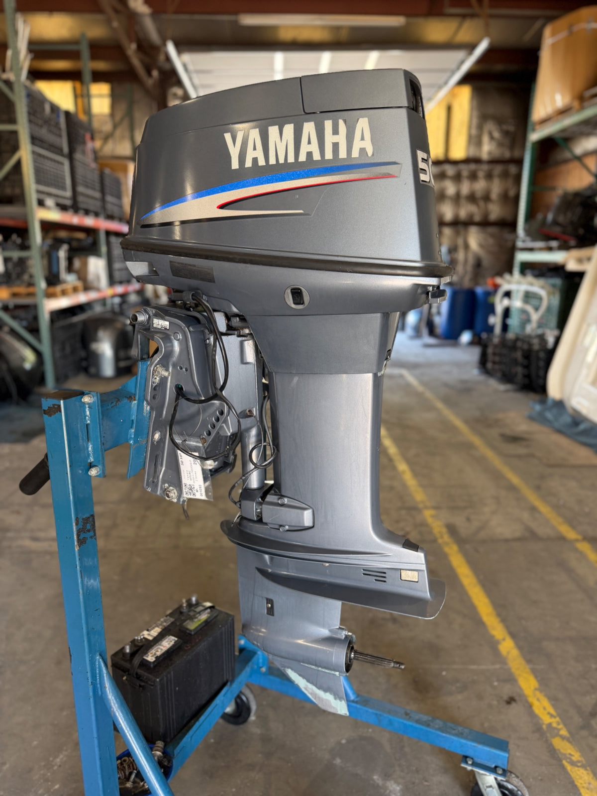 2004 Yamaha 50HP 2 Stroke Outboard Engine W/ 20" Shaft