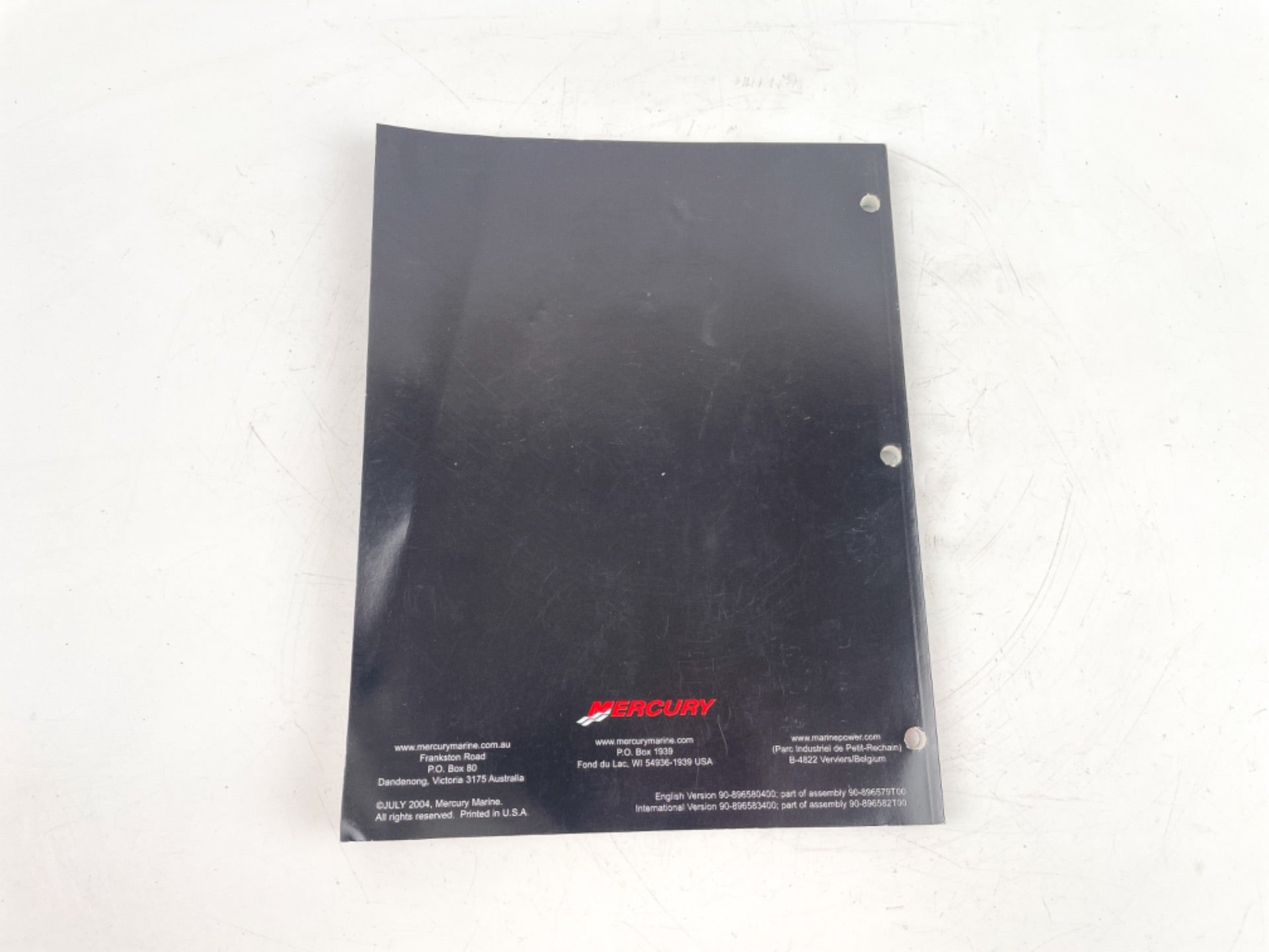 05 Mercury Outboard Service Manual 200-275 Verado 4-Stroke Powerhead 90-896580400