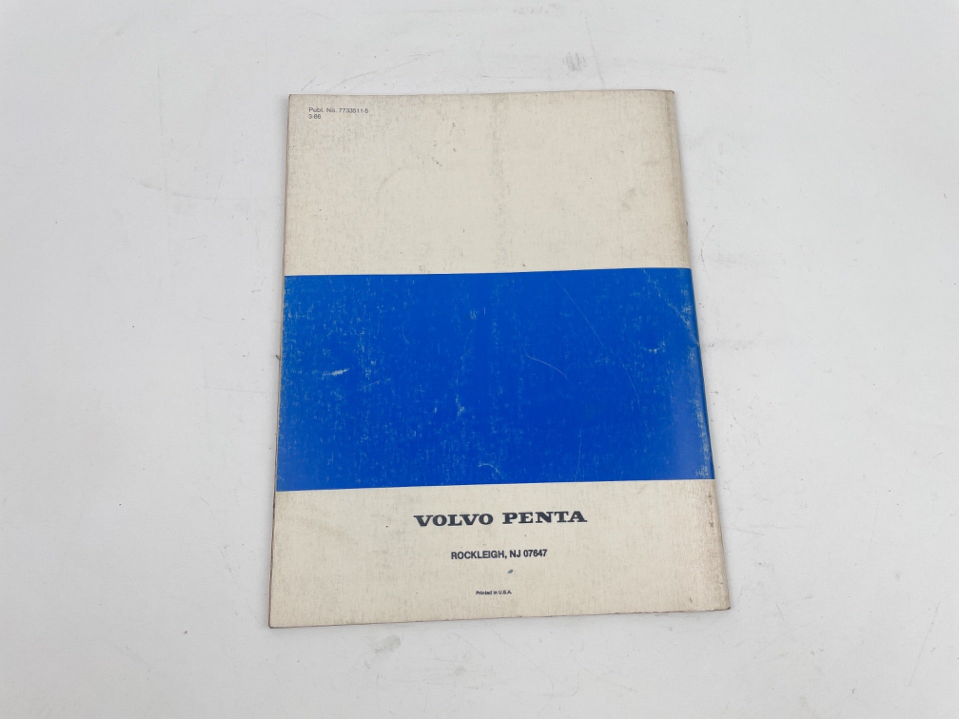 Volvo Penta Stern Drive Engine Workshop Manual # 7733511-5