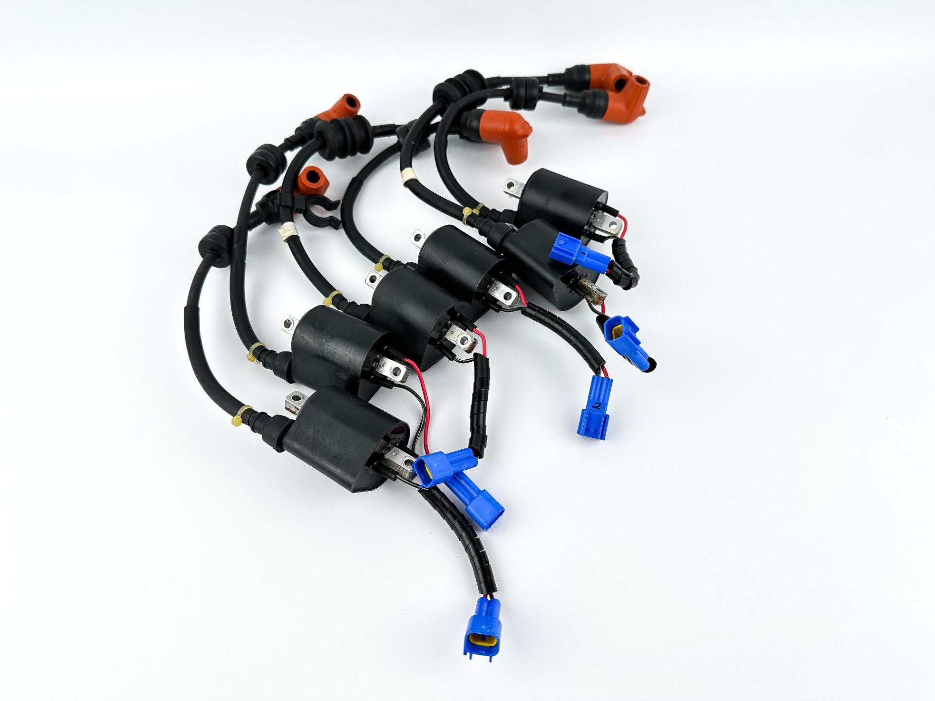 2007 Yamaha 250 HP 2 Stroke Outboard Ignition Coil Set 60V-82310-01-00 OEM