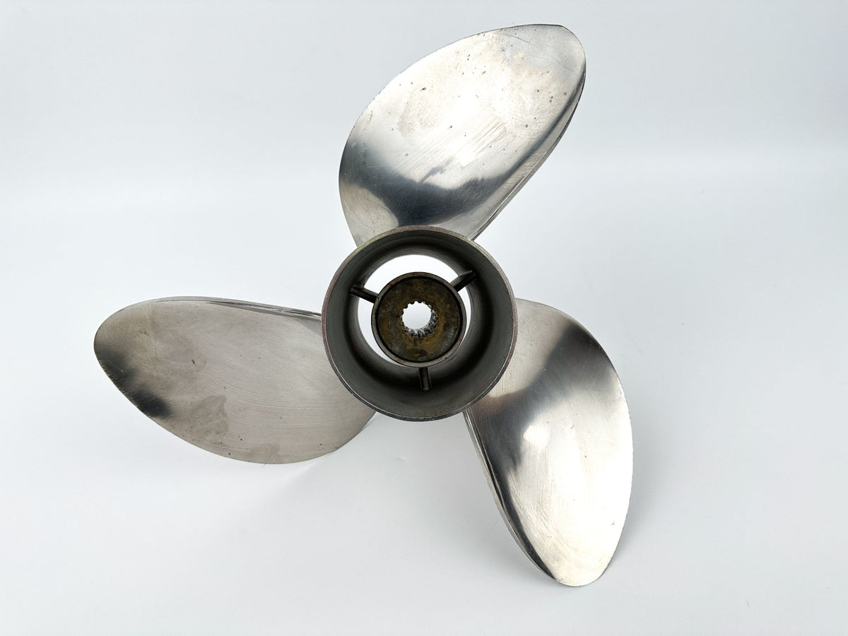 Suzuki Outboard Stainless Steel Propeller Prop 3 x 16 x 21.5 Left Hand