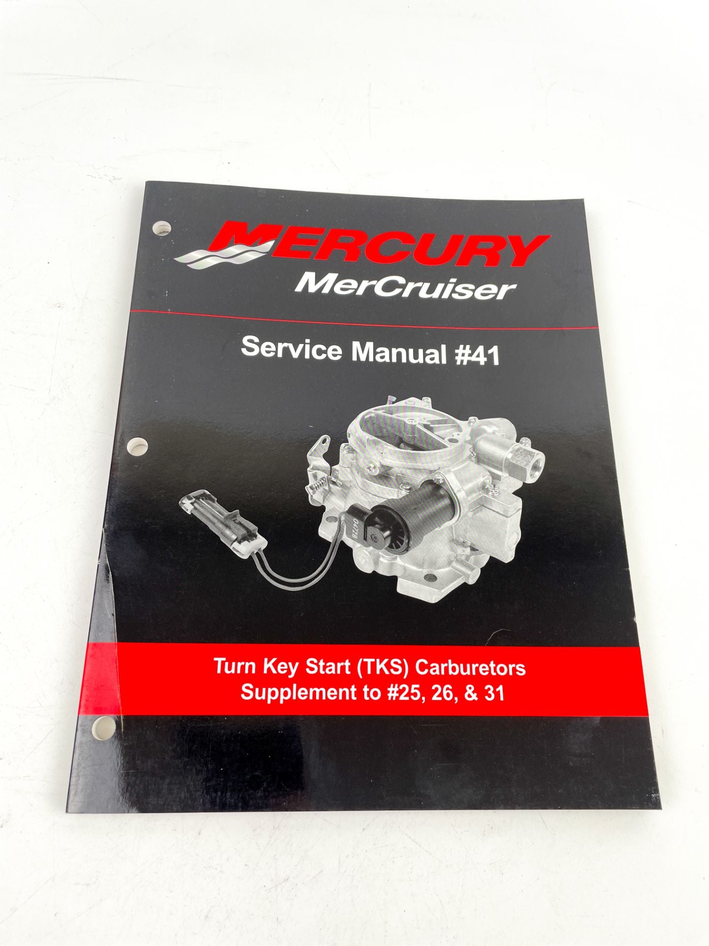 Mercury #41 Service Manual Turn Key Start TKS Carb Supplement 90-866202