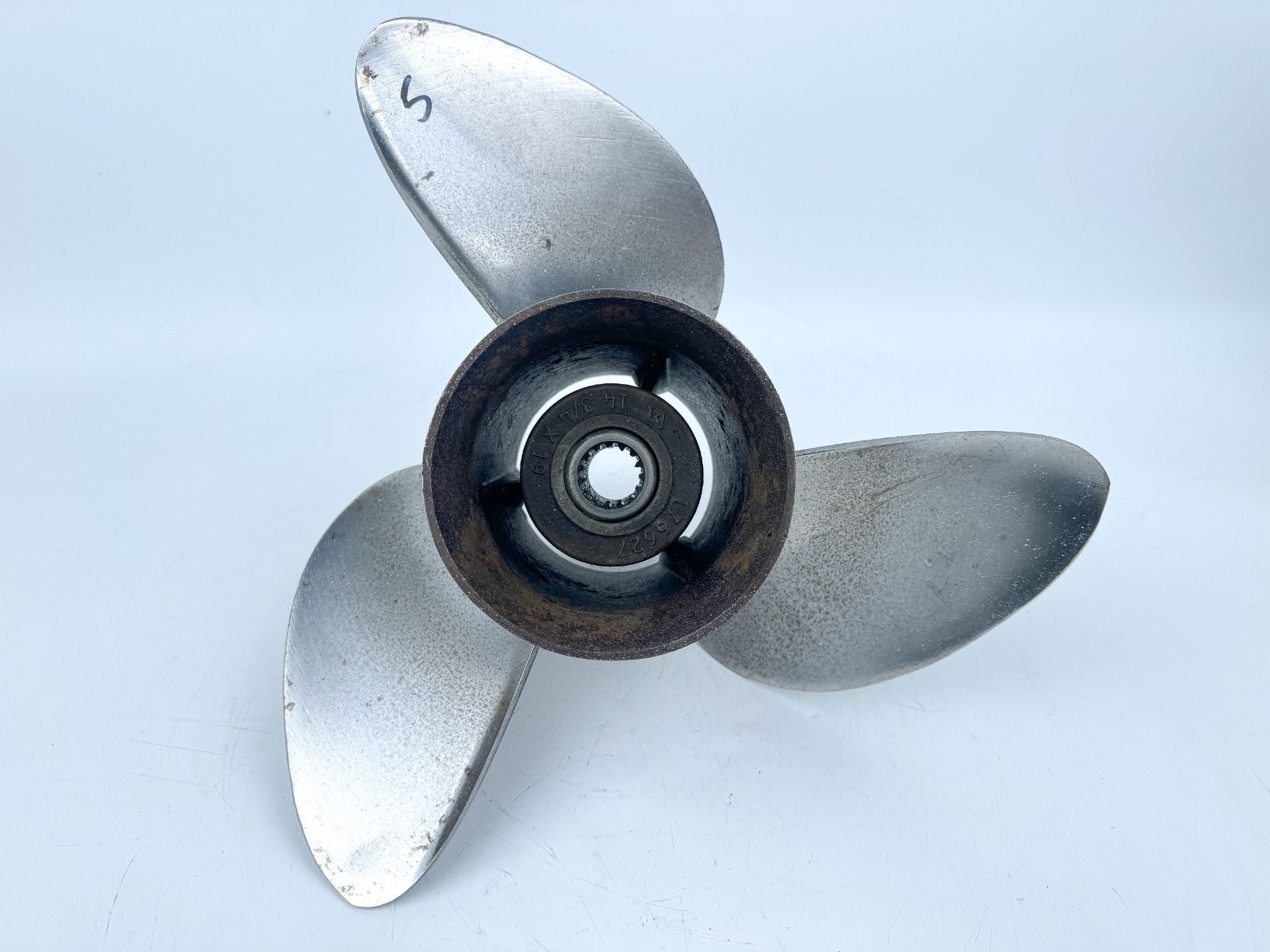 Viper Stainless Steel Prop Propeller 14 3/4" x 19P RH Evinrude Johnson OMC