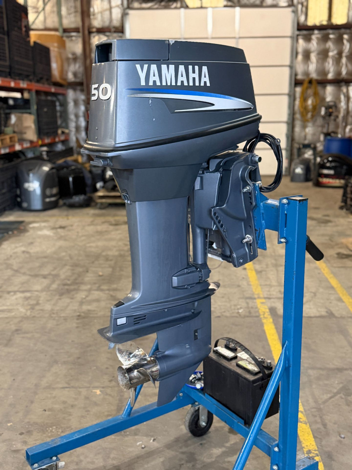 2007 Yamaha 50HP 2 Stroke Outboard Engine With 20" Shaft - Fresh Water