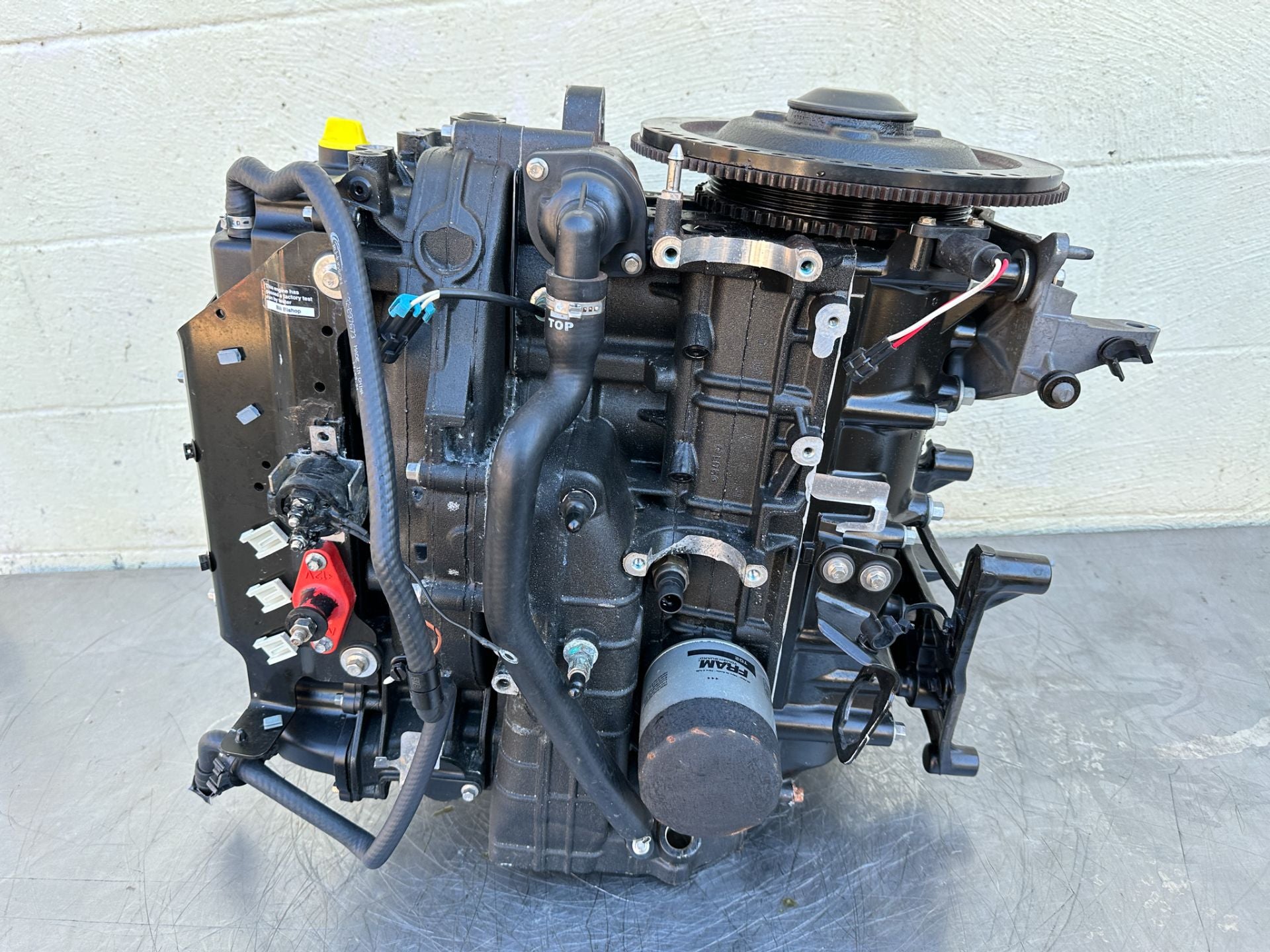 2008 Mercury 90HP 4 Stroke Outboard Powerhead Ready To Install 306 Hours