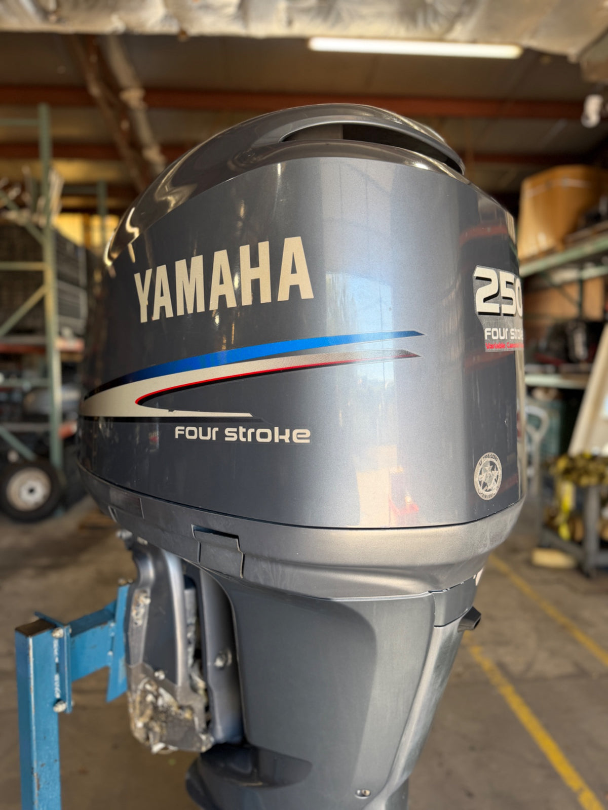 2007 Yamaha 250HP 4 Stroke Outboard Engine 30" 195 Hours Serviced