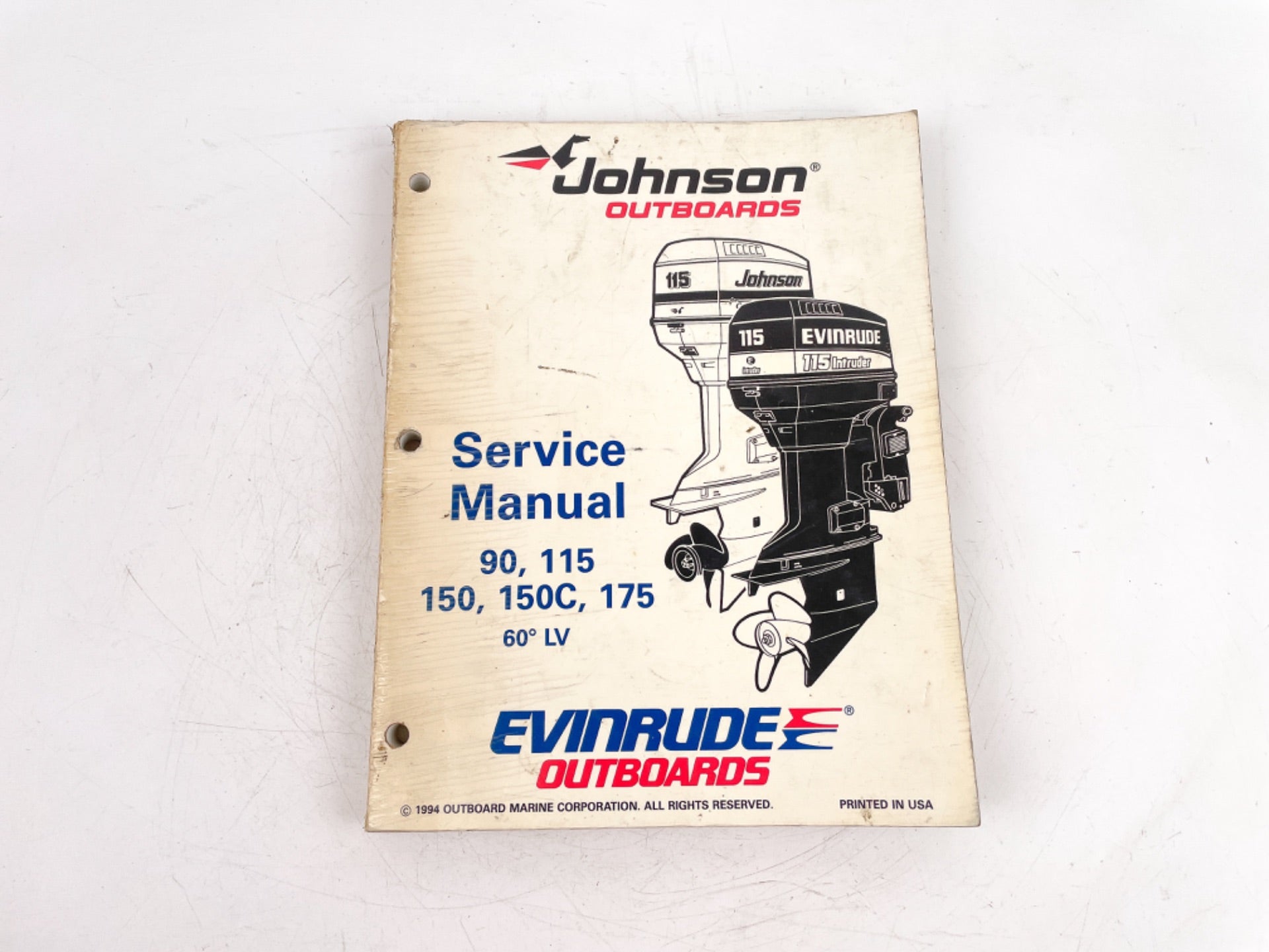 1994 Evinrude Johnson Outboards "EO" 60°LV 90 115 150 150C 175 Manual 503151