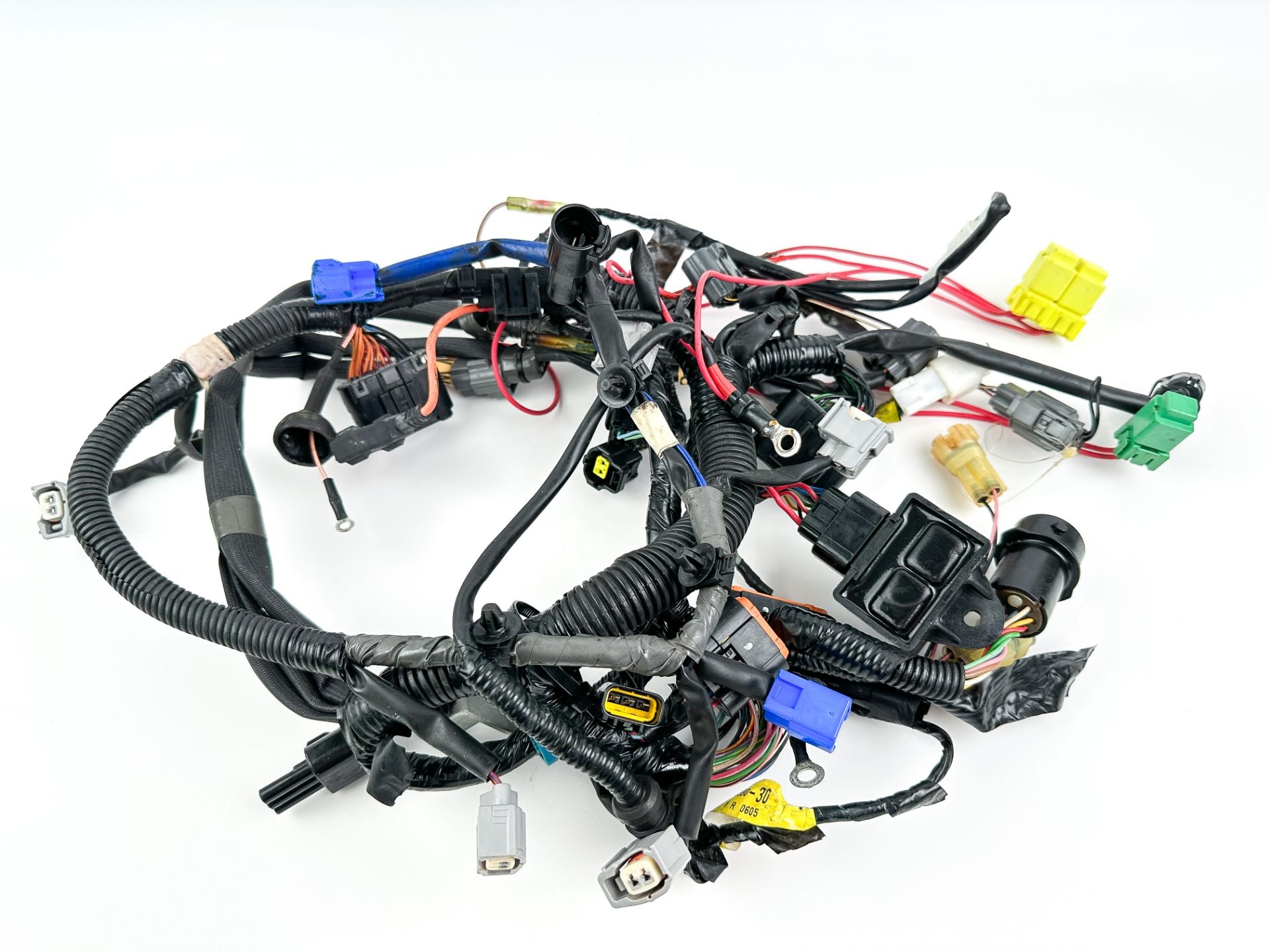 2007 Yamaha 90 HP 4 Stroke Outboard Engine Wire Harness 6D8-82590-30-00 Repaired
