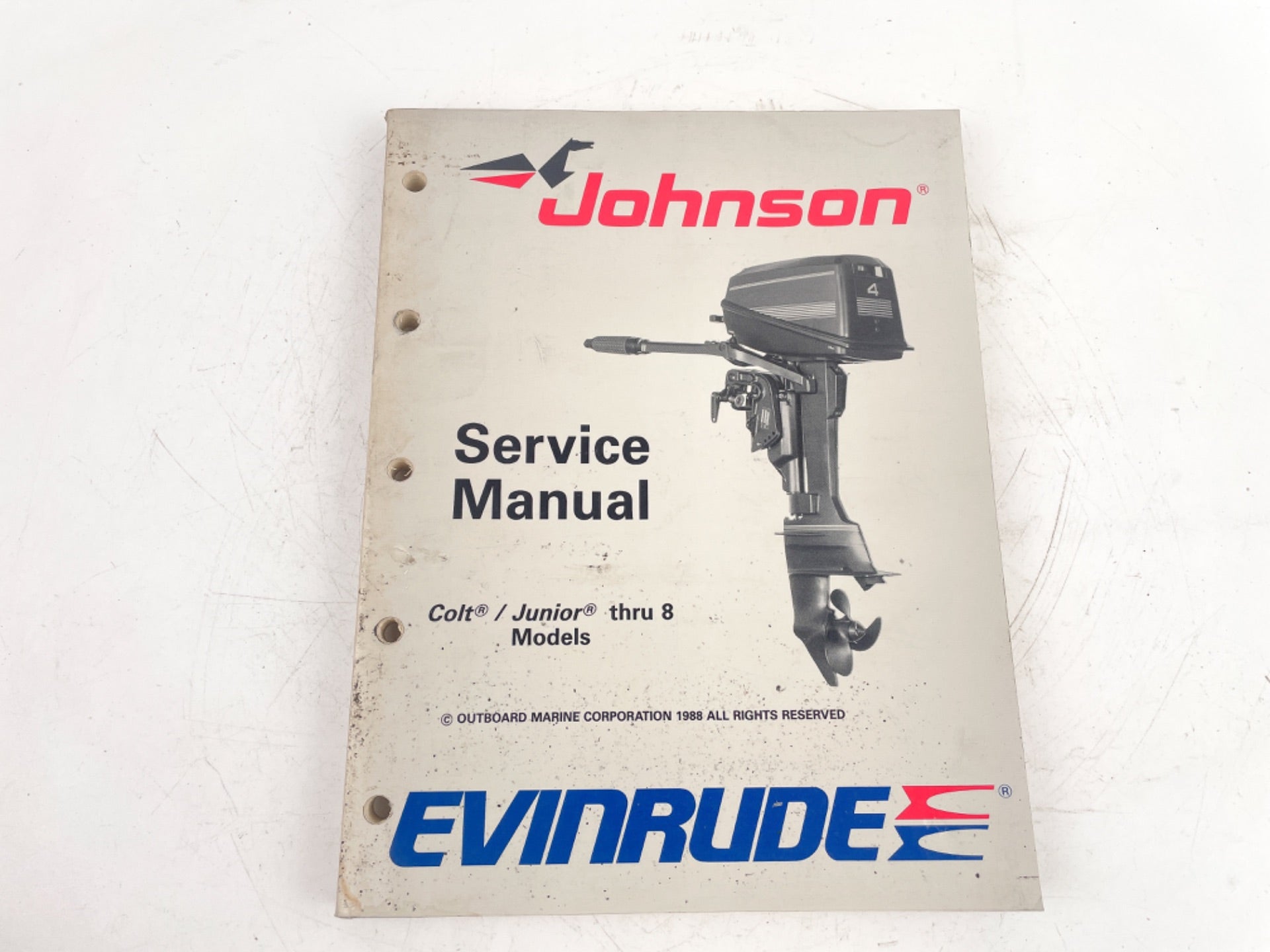 JOHNSON OUTBOARD SVC MANUAL "CE" Colt/Junior thru 8 Models 507753