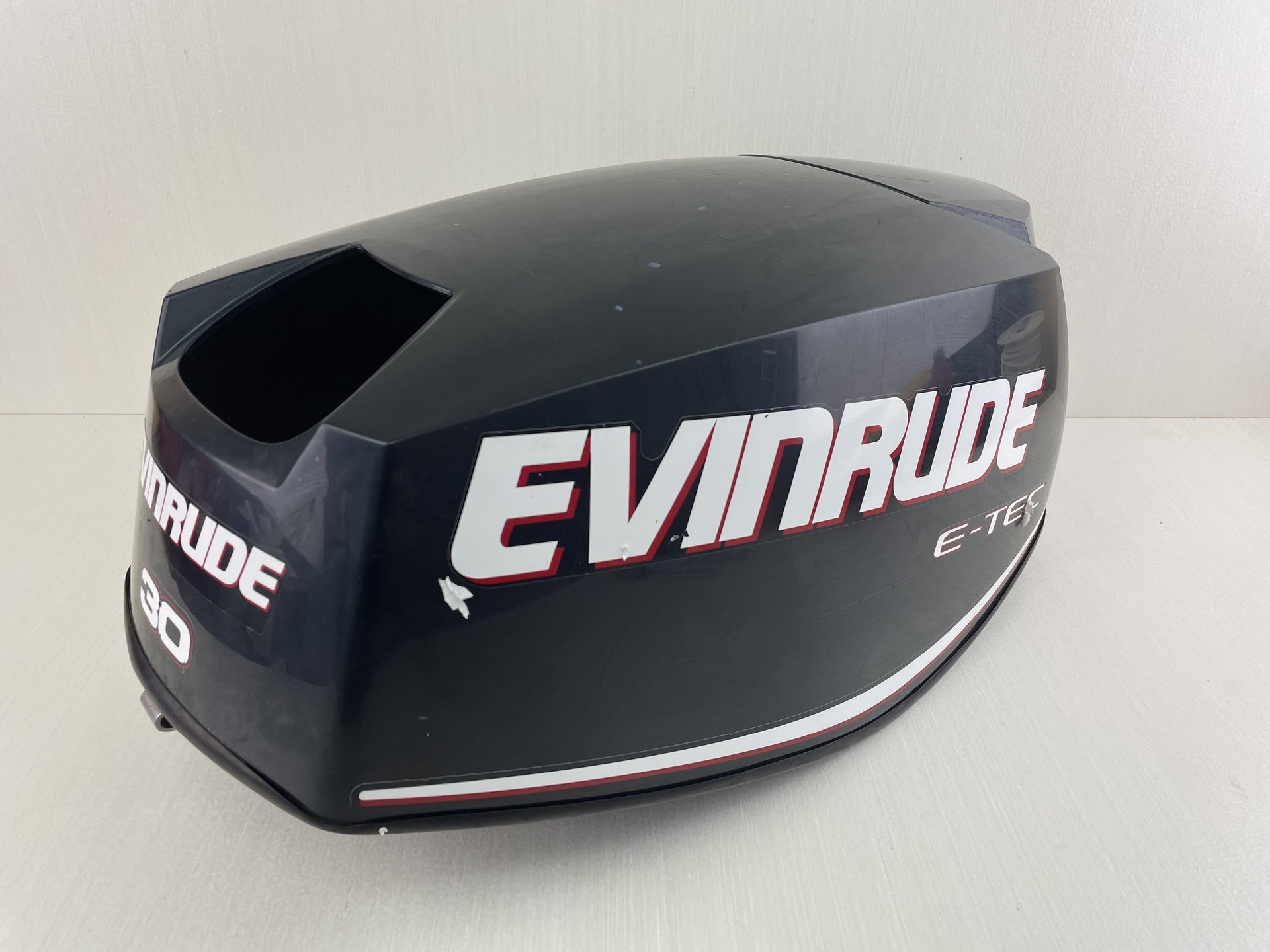 2012 Evinrude Etec 30HP Top Cowling Cover Hood Blue 0285823