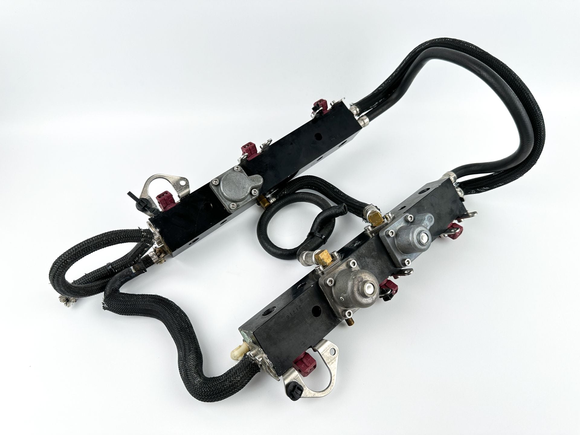 2015 Mercury 250 HP 2 Stroke Outboard Fuel Injector Set W/ Rail 884433T15 OEM