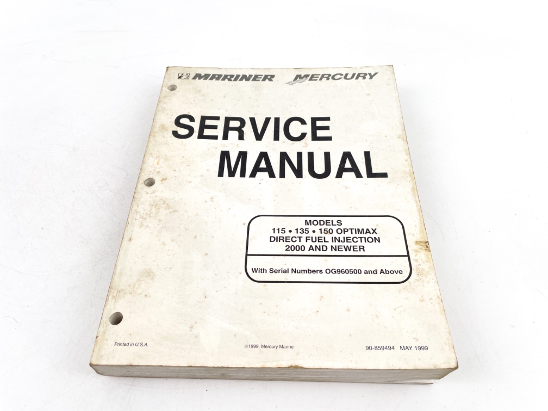 MERCURY 115/135/150/175 Optimax Service Manual 90-859494