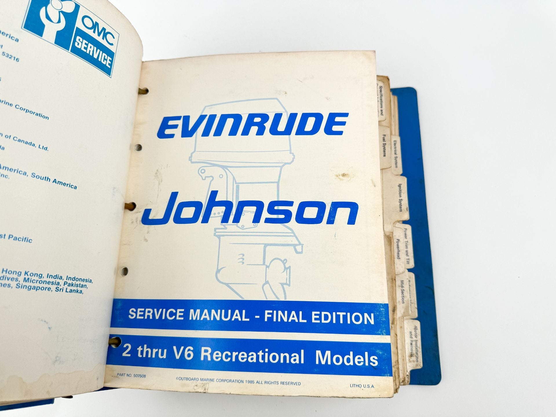 1985 Evinrude Service Manual Recreational Models Book Set