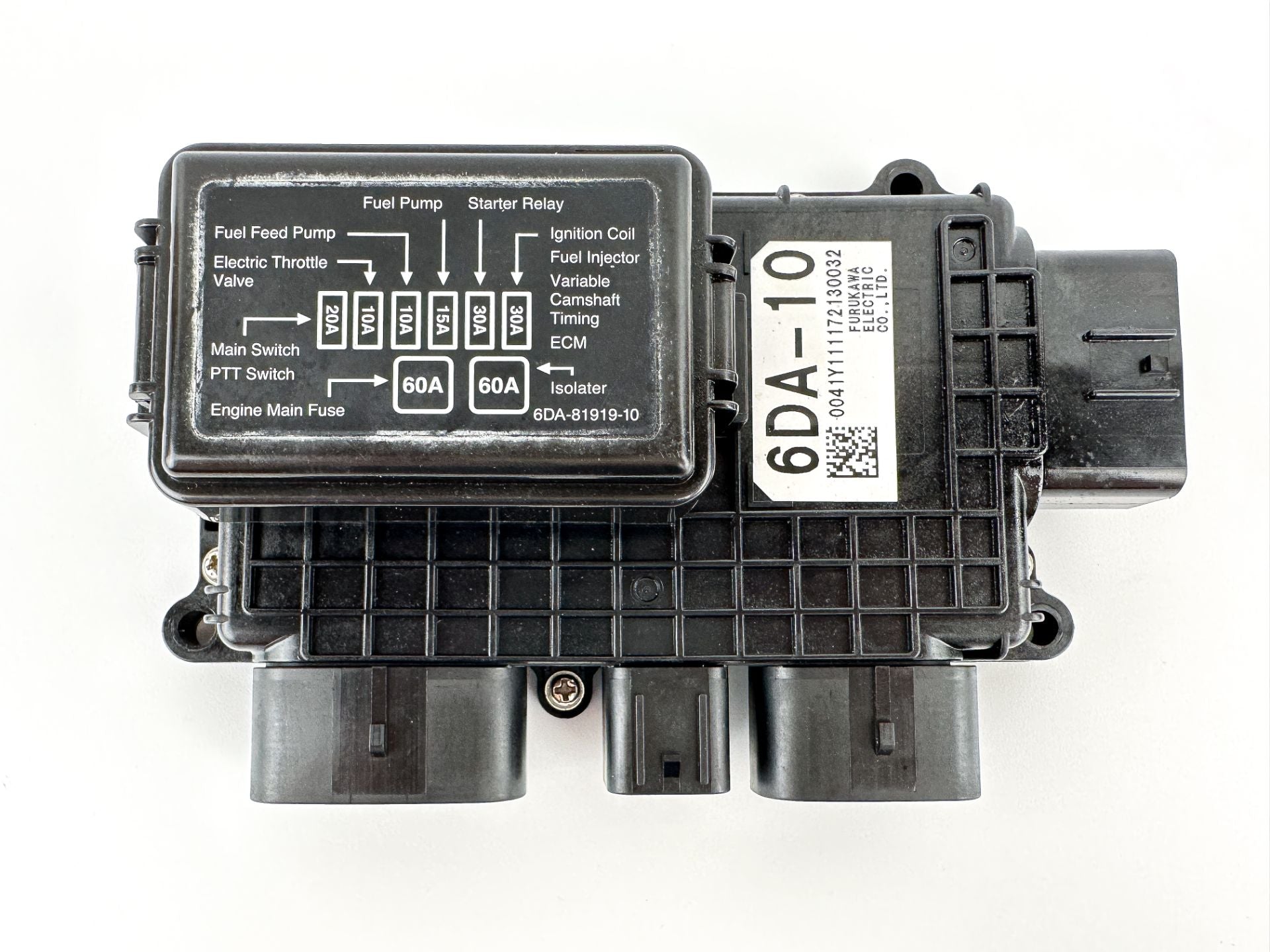 2017 Yamaha 200 HP 4 Stroke Outboard Fuse Box 6DA-82170-10-00 OEM