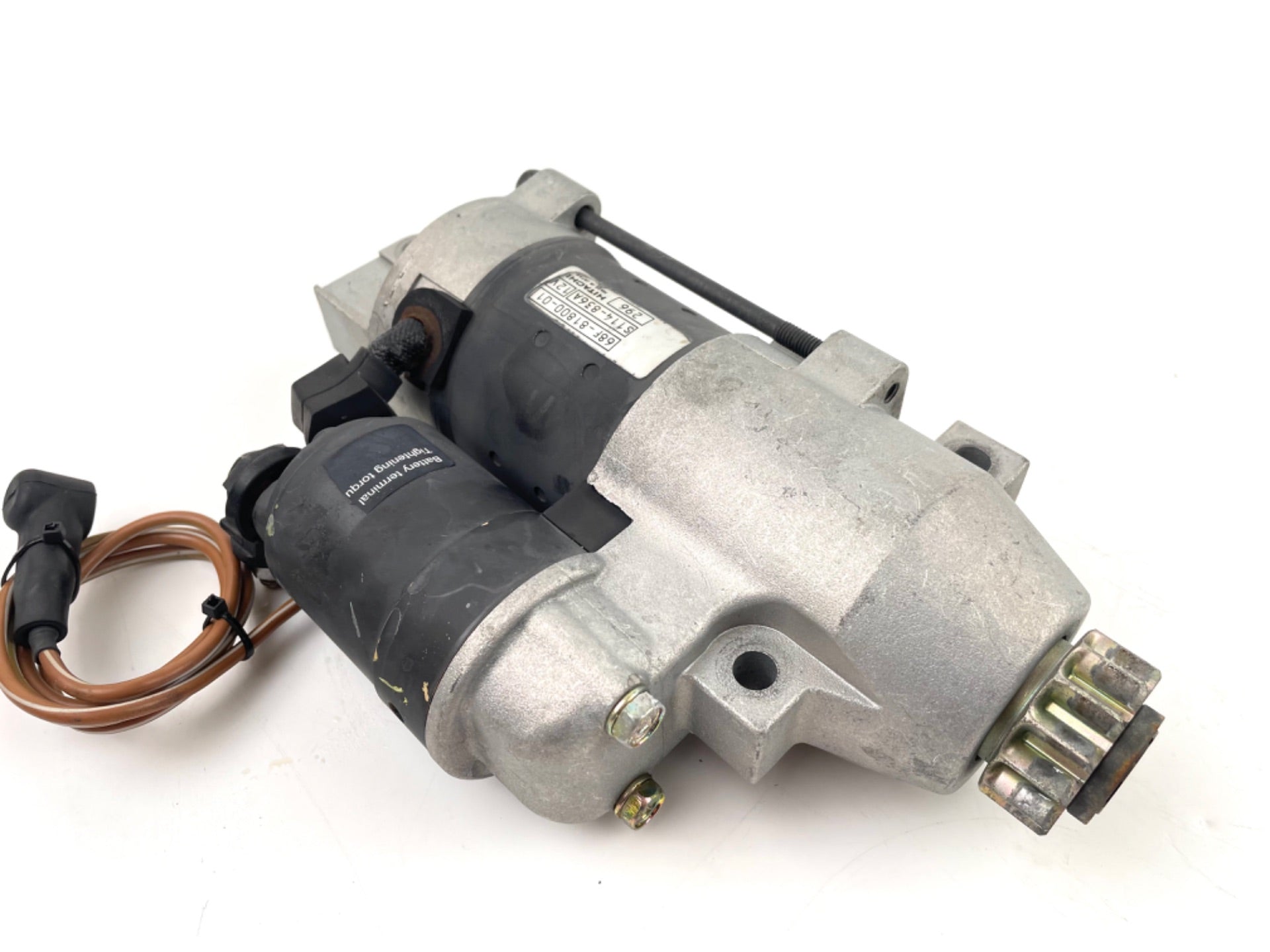 2003 Yamaha 150 HP 2 Stroke Outboard Starter Motor 68F-81800-01-00 OEM