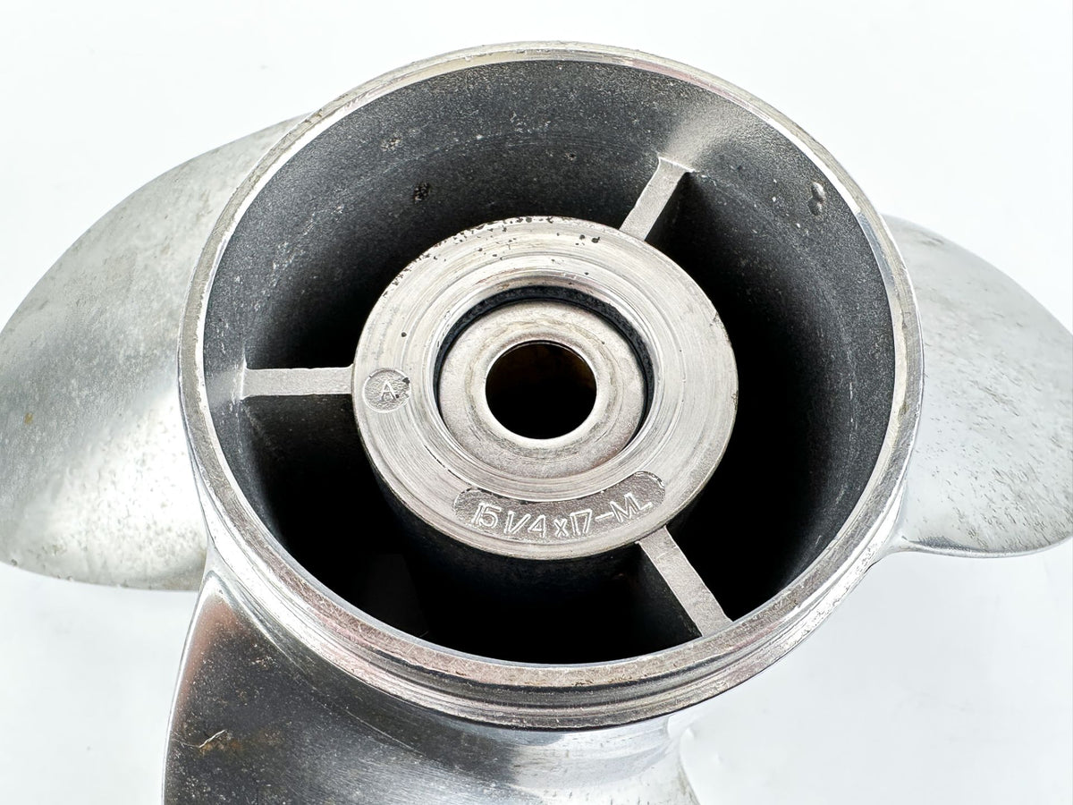 Yamaha Stainless Steel 3 Blade Prop Propeller 15 1/4" x 17P LH Counter