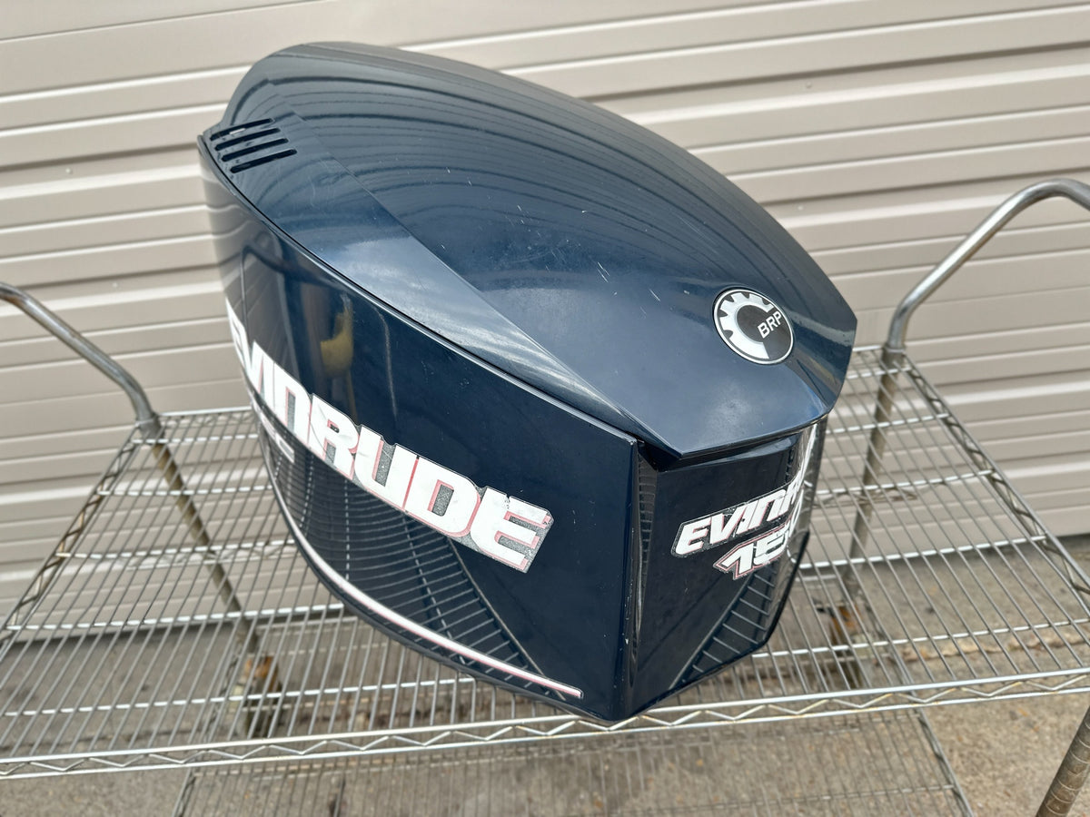 2013 Evinrude 150 HP 2 Stroke Etec Outboard Top Cowling 0285749 OEM
