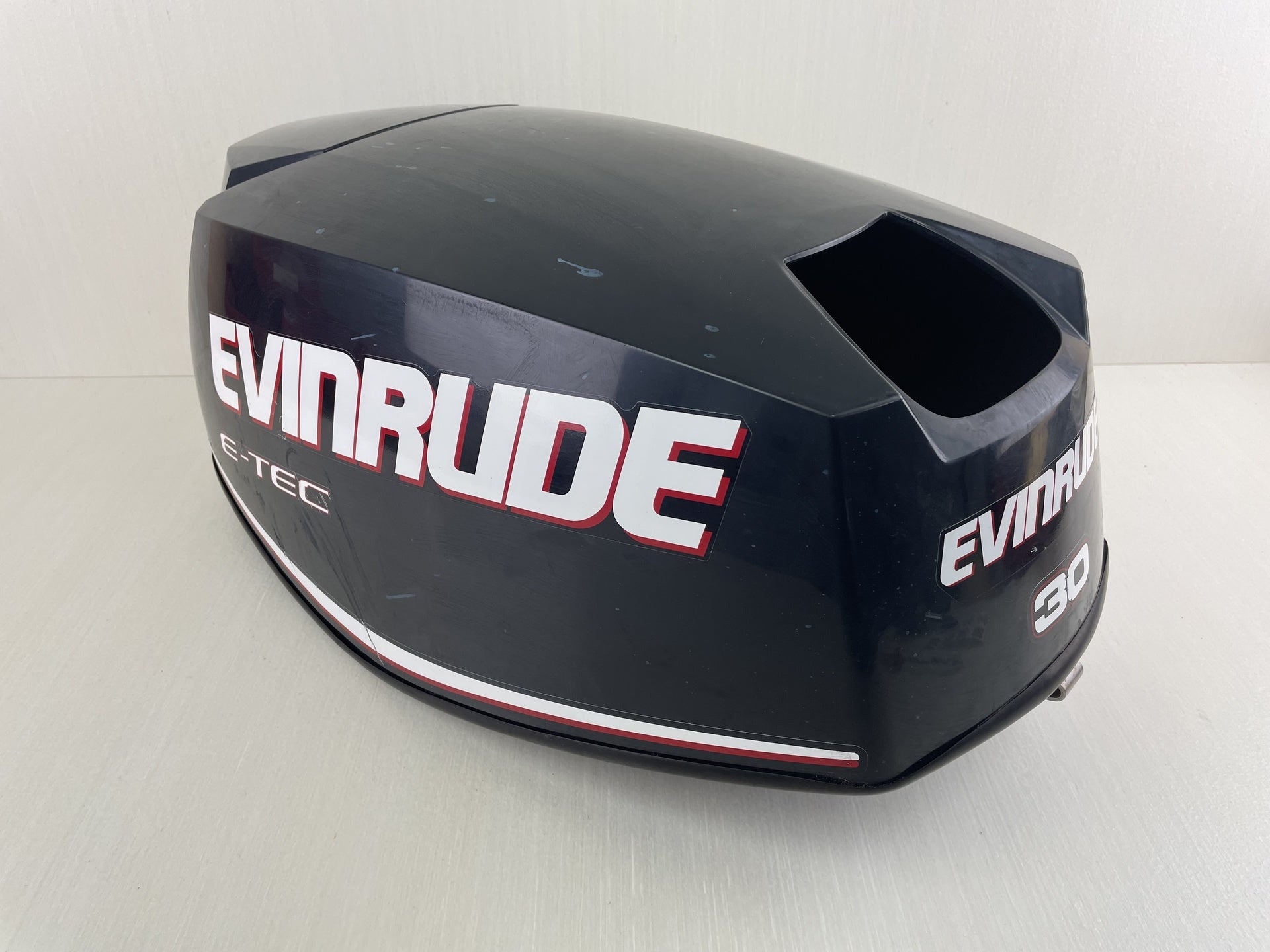 2012 Evinrude Etec 30HP Top Cowling Cover Hood Blue 0285823