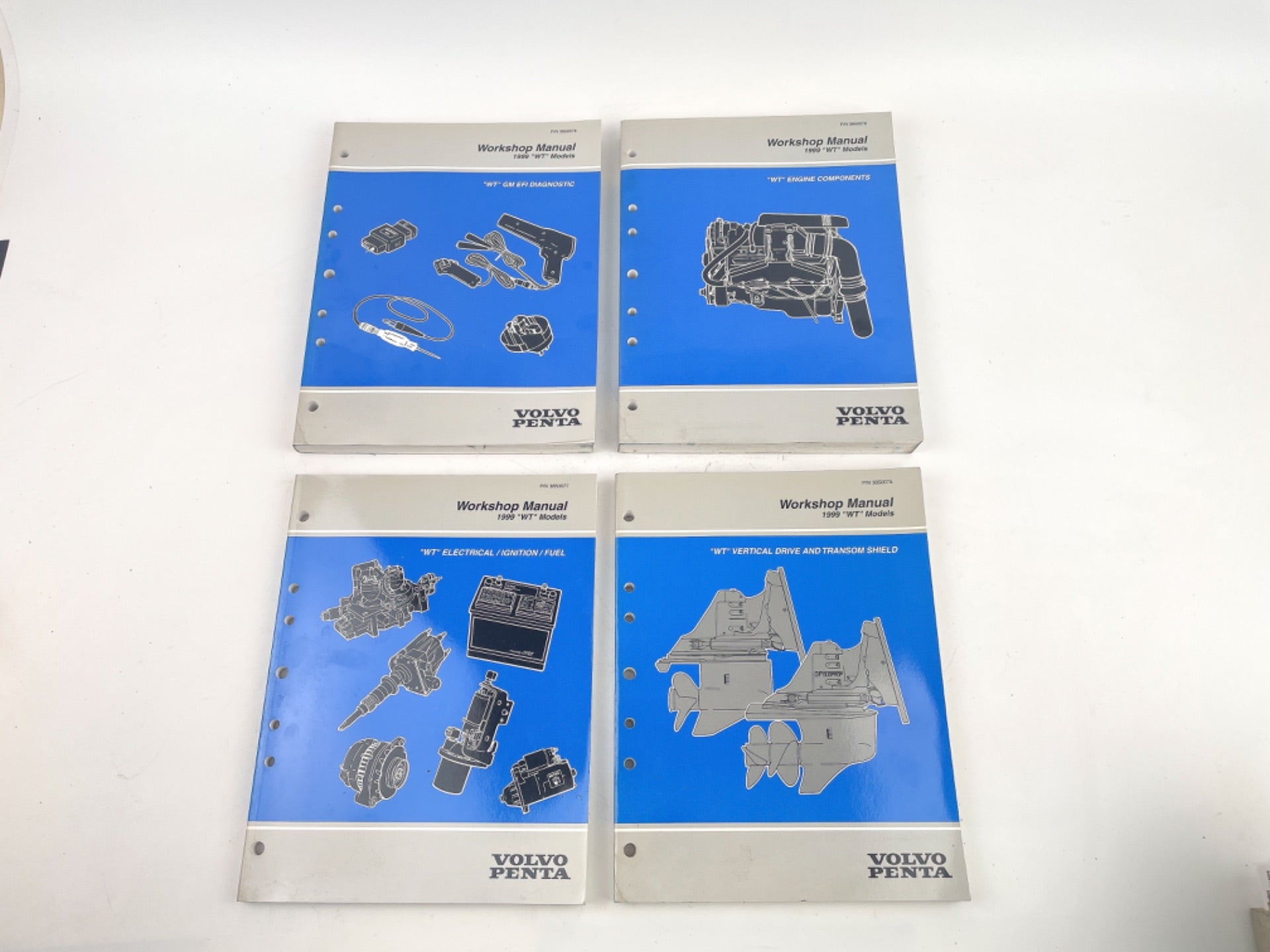 1999 Volvo Penta WT 3.0 4.3 5.0 5.7 7.4 8.2 Outboard Motor Service Repair Manual SET