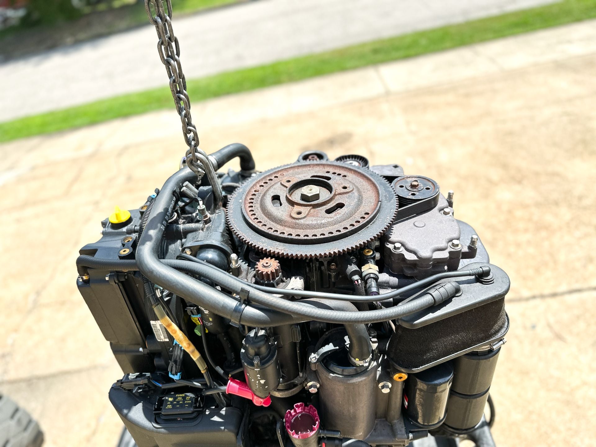 2005 Mercury 225 HP 4 Stroke Outboard Powerhead 895247A05 779 Hours