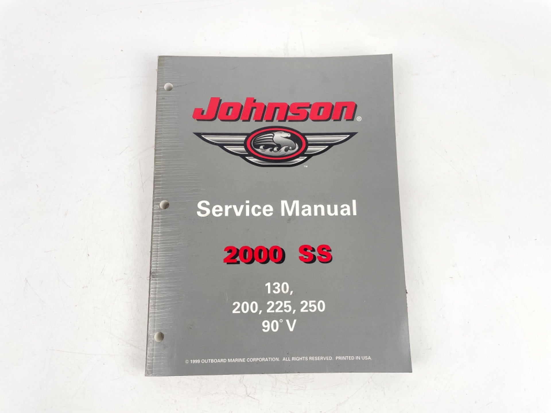 2000 SS Johnson Outboard Marine 130/200/225/250 90° V Service Manual 787071