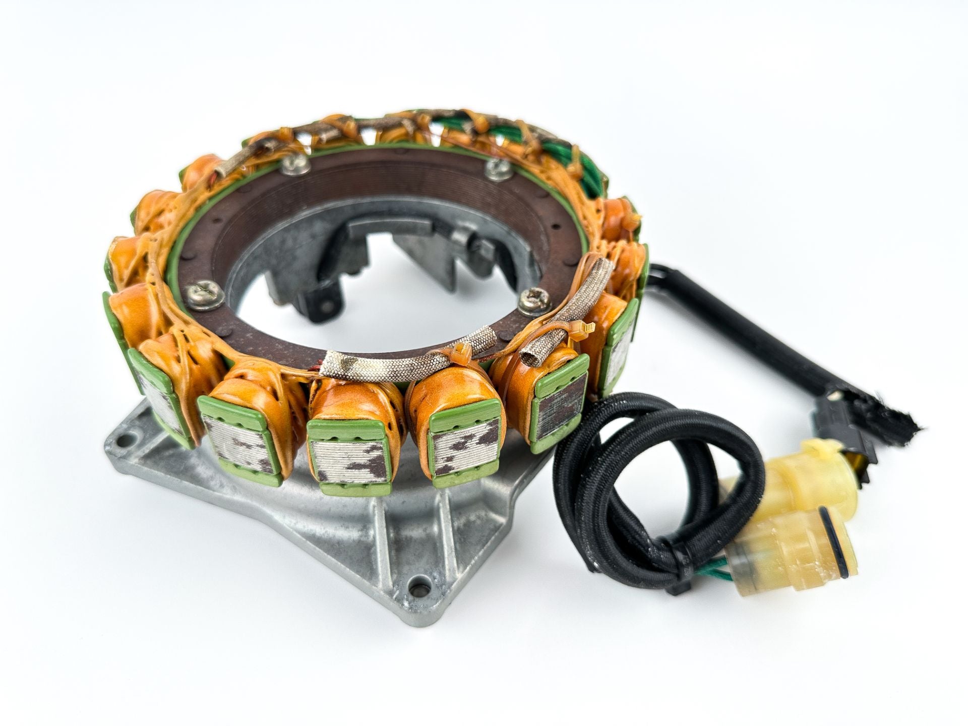 2003 Yamaha 225 HP 4 Stroke Outboard Coil Pulser Base Stator Assembly 69J-81460-01-00 OEM