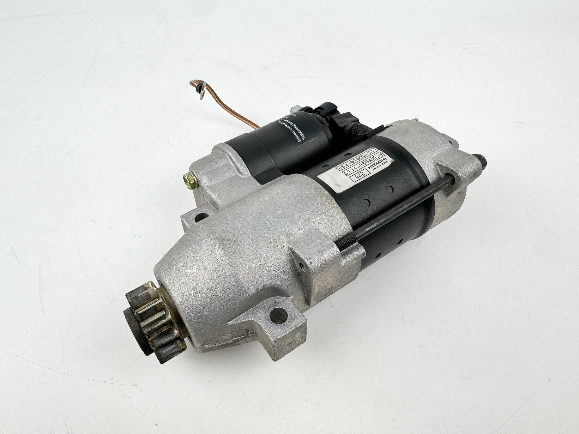 2005 Yamaha 75 HP 4 Stroke Outboard Starter Motor 68V-81800-01-00 OEM