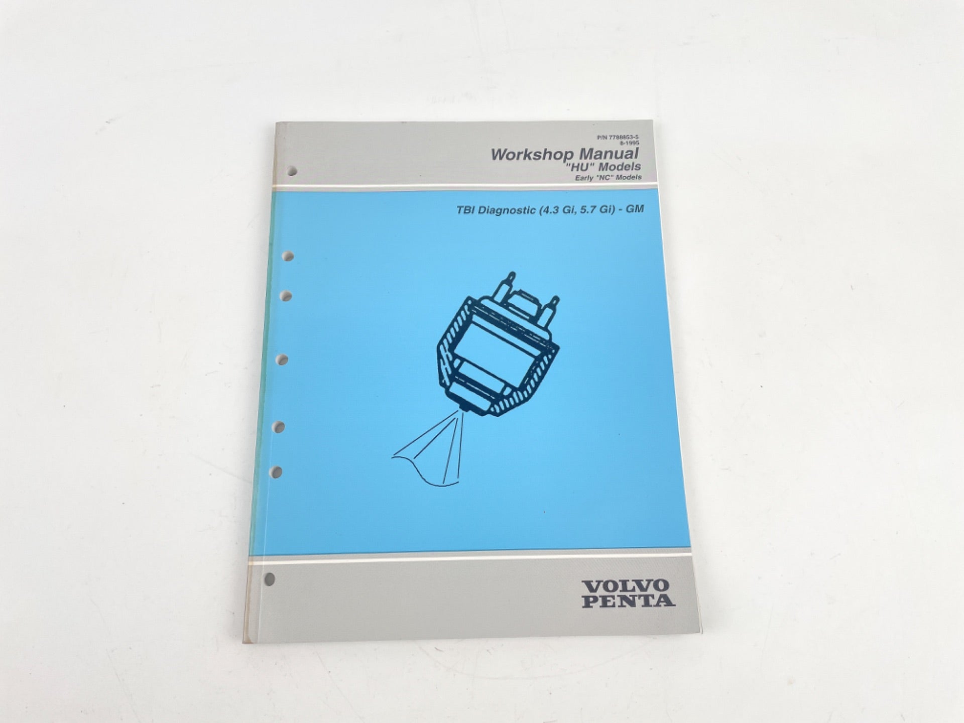 Volvo Penta "HU" Service Workshop Manual TBI Diagnostic GM 7788853-5