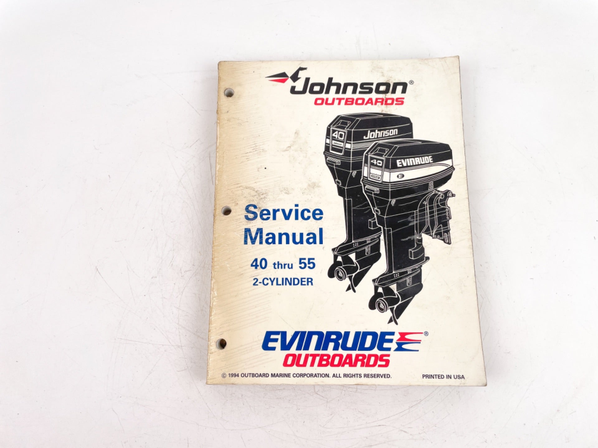 Evinrude Johnson 1994 Outboards 40 Thru 55 2-Cylinder Service Manual 503148