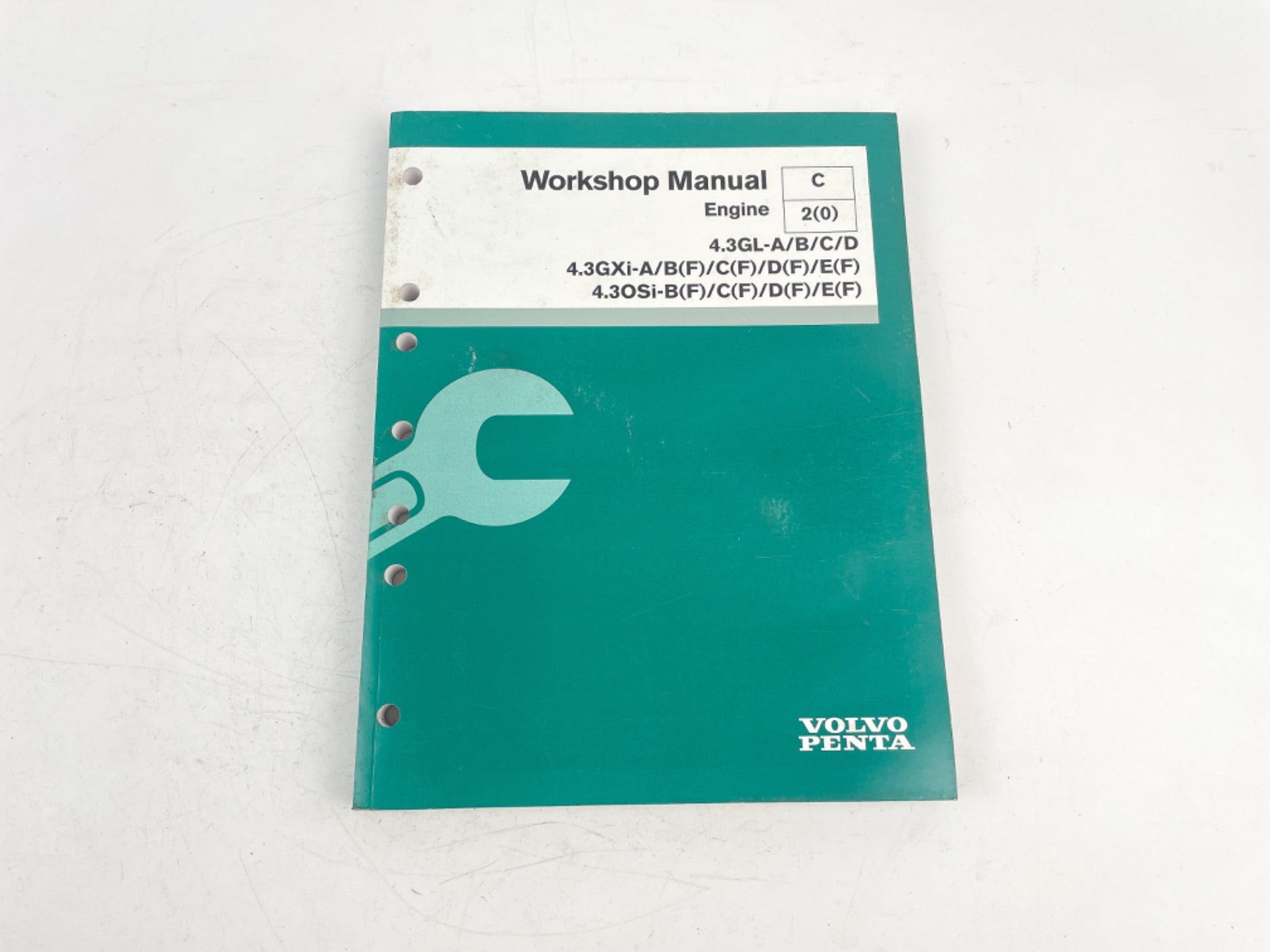 VOLVO PENTA Workshop Manual C -2(0) ENGINE 4.3GL-A/B/C/D 7743365