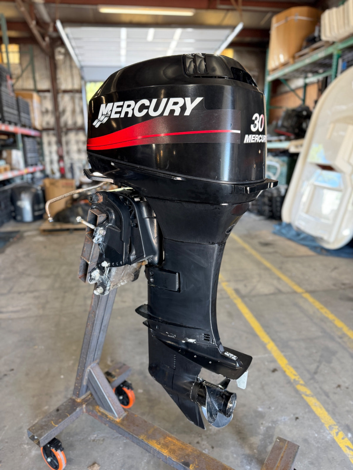 2000 Mercury 30 HP 2 Stroke Outboard Engine With 20" Shaft - Long