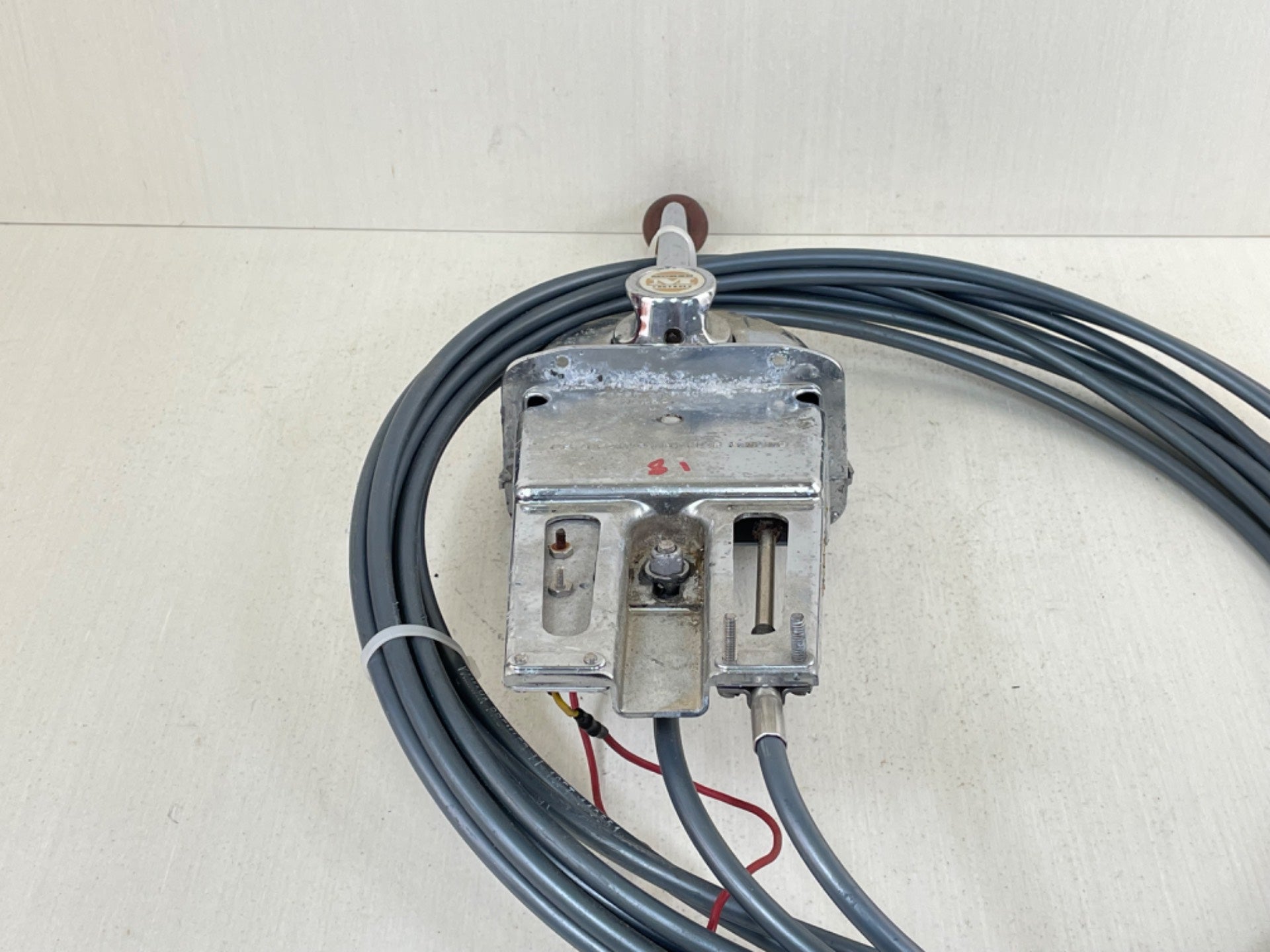 Morse Single Lever Binnacle Control Box with 18’ Cables