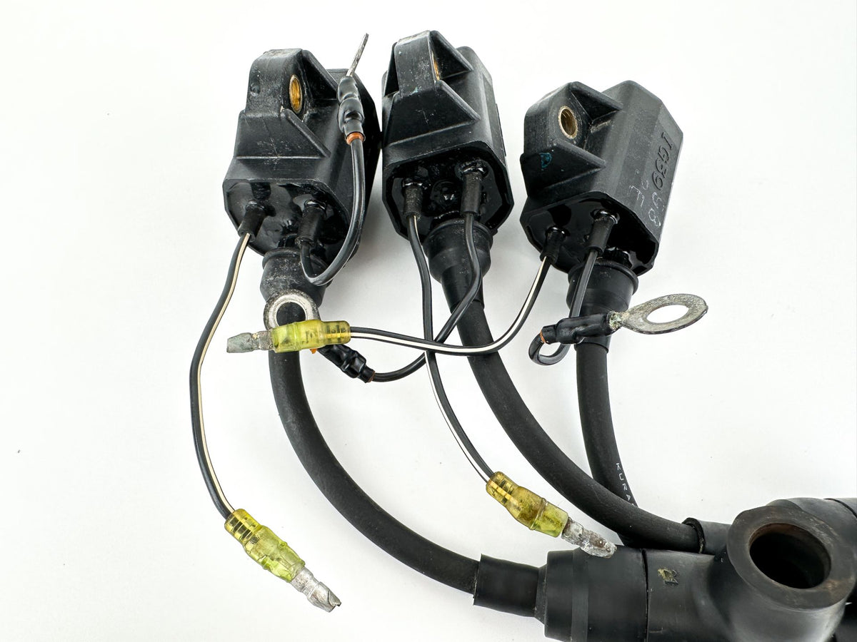 2003 Yamaha 70 HP 2 Stroke Outboard Ignition Coil Set 697-85570-00-00 OEM