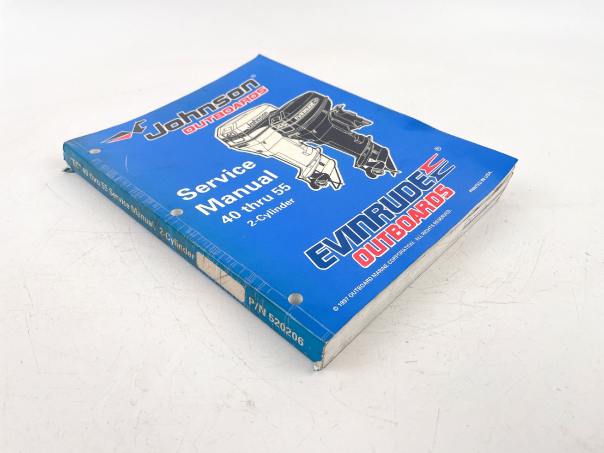 1998 Johnson Evinrude "EC" 40 thru 55 HP 2-Cylinder Service Manual 520206