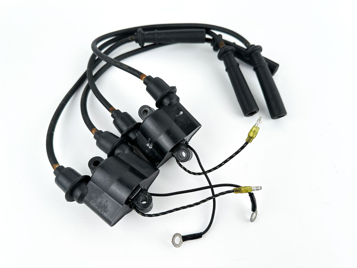 99-04 Yamaha 75 80 90 100HP 4 Stroke Outboard Ignition Coil Set 67F-85570-00-00