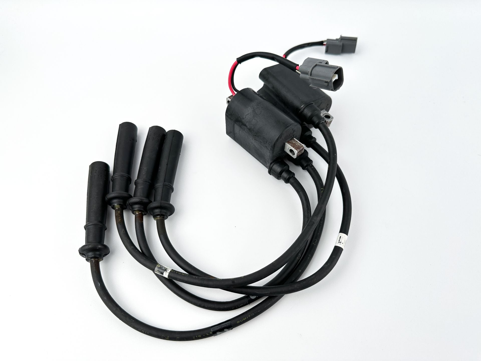2016 Yamaha 115 HP 4 Stroke Outboard Ignition Coil Set 68V-82310-01-00 Tested