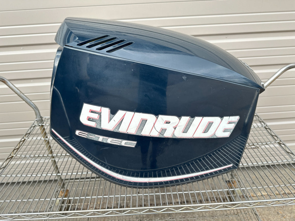 2013 Evinrude 150 HP 2 Stroke Etec Outboard Top Cowling 0285749 OEM