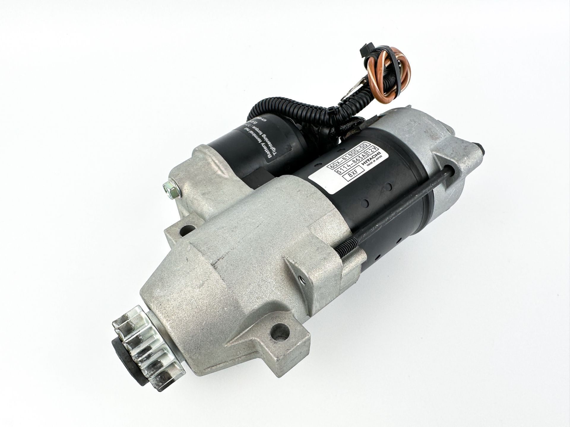 2009 Yamaha 225 HP 2 Stroke Outboard Starter Motor 60X-81800-00-00 OEM