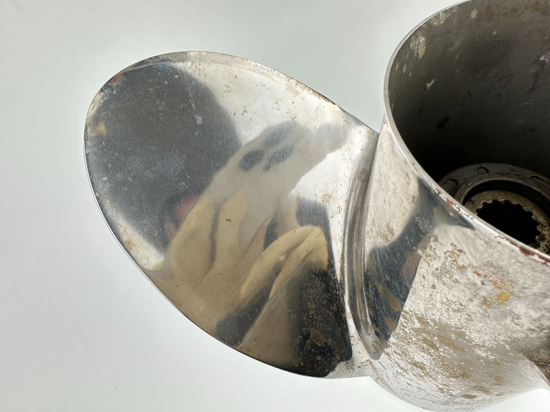 Mercury Laser Quicksilver Stainless Steel Propeller 14 x 19P LH Counter 48-16543-19