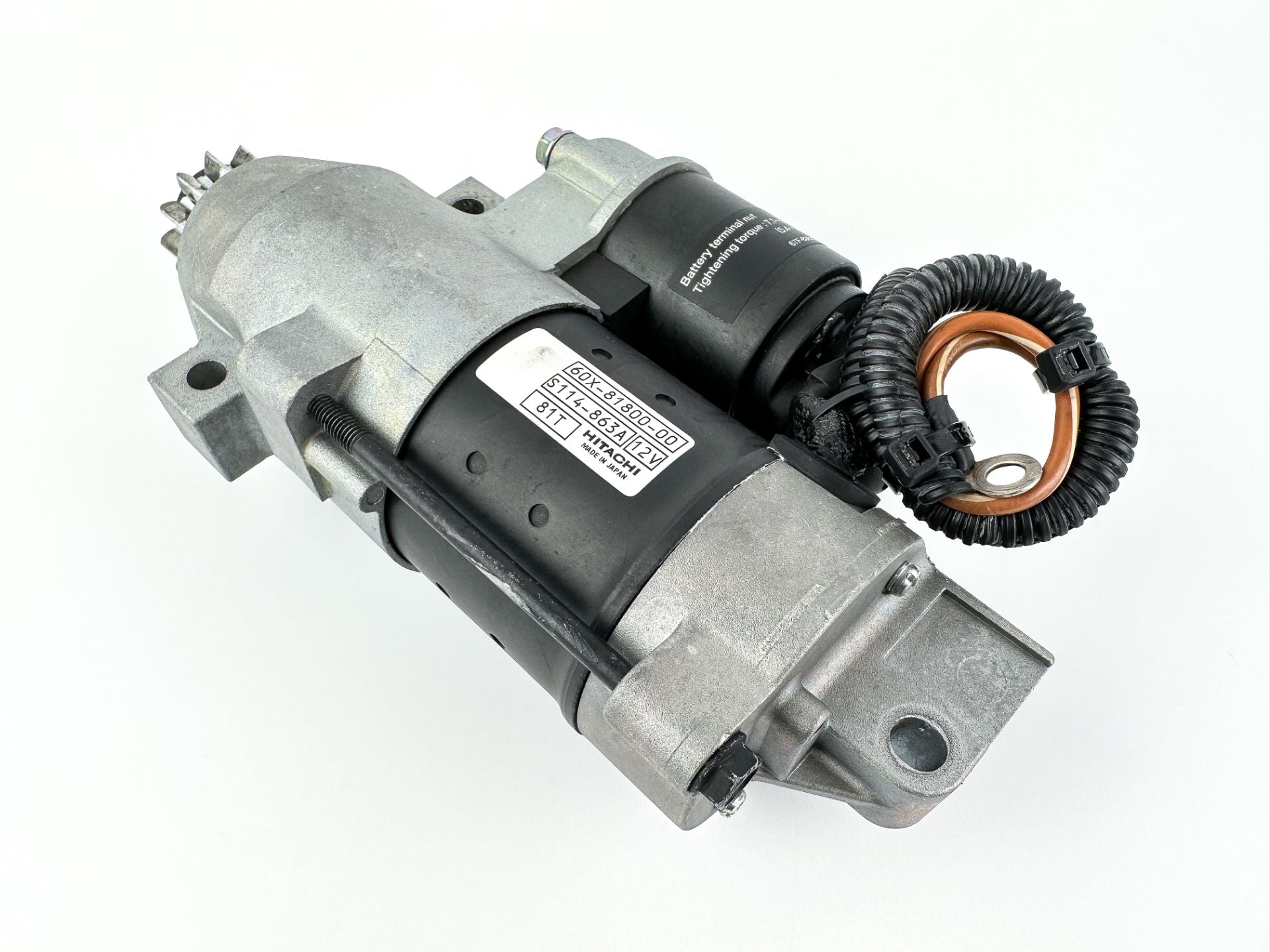 2007 Yamaha 250 HP 2 Stroke Outboard Starter Motor 60X-81800-00-00 OEM