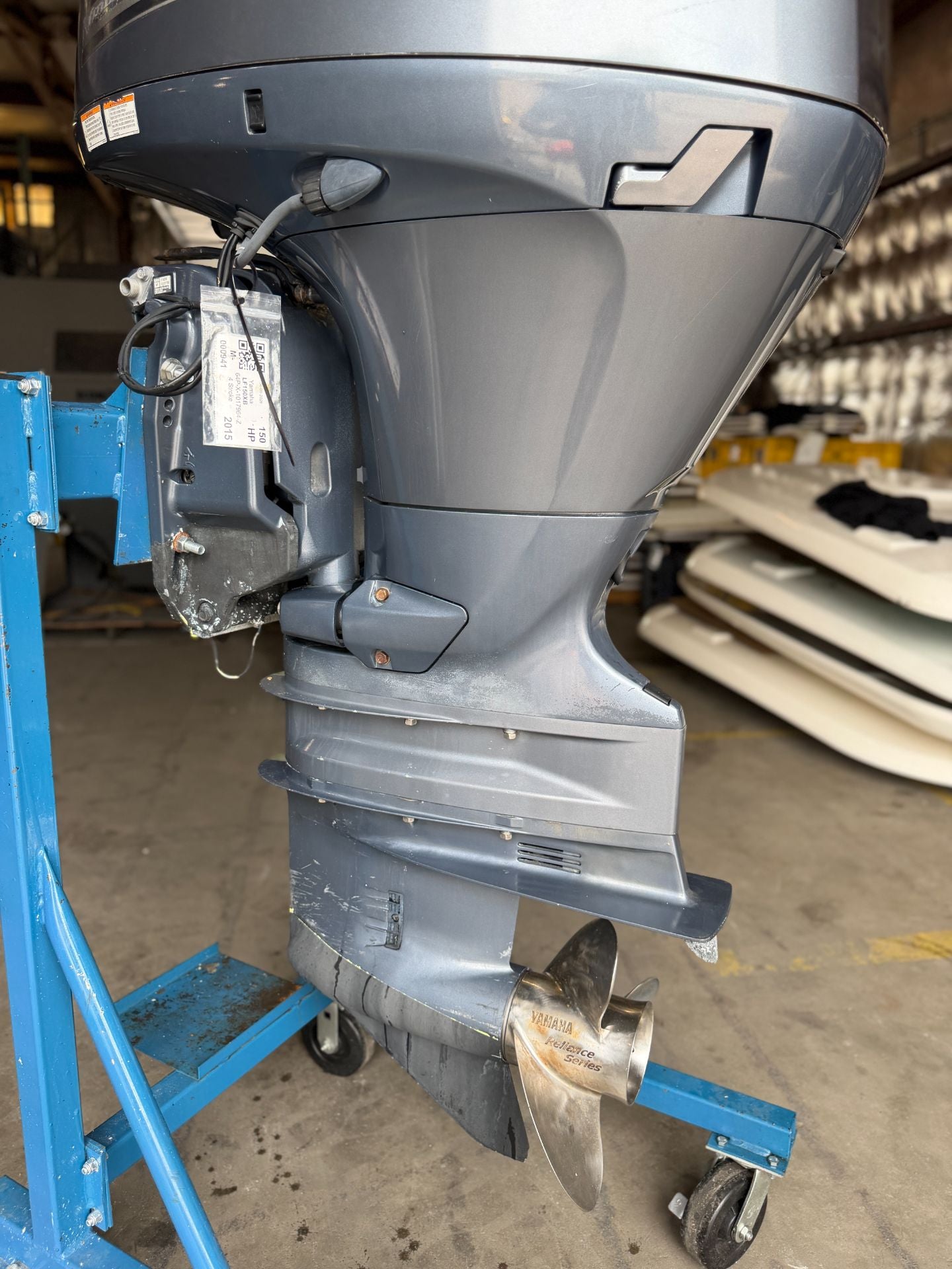 2015 Yamaha 150HP 4 Stroke Outboard Engine W/ 25” Shaft - Just Serviced