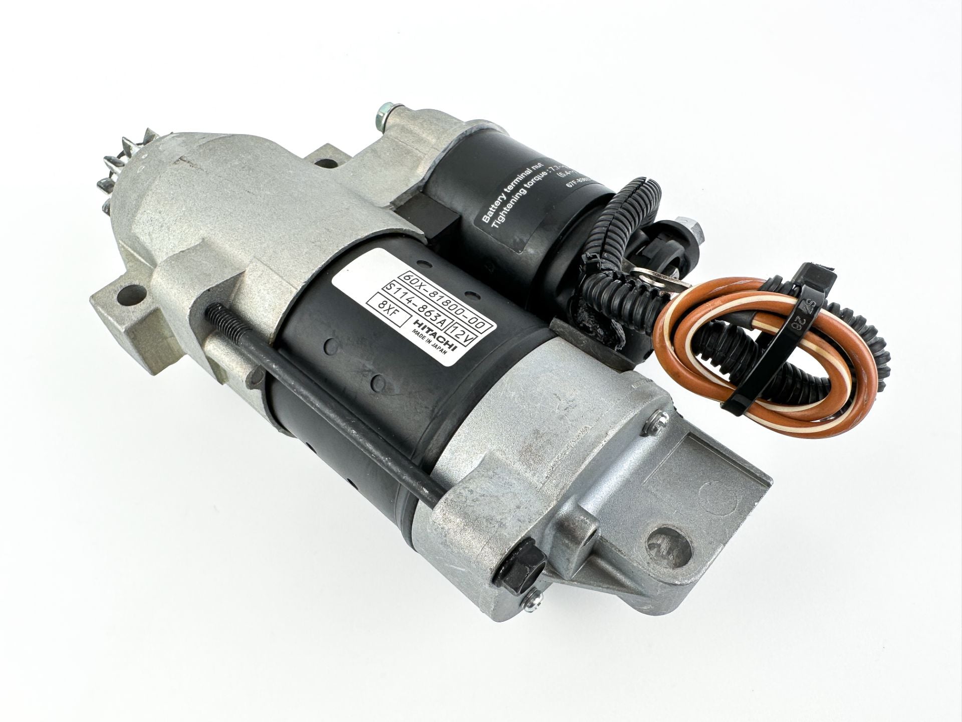 2009 Yamaha 225 HP 2 Stroke Outboard Starter Motor 60X-81800-00-00 OEM